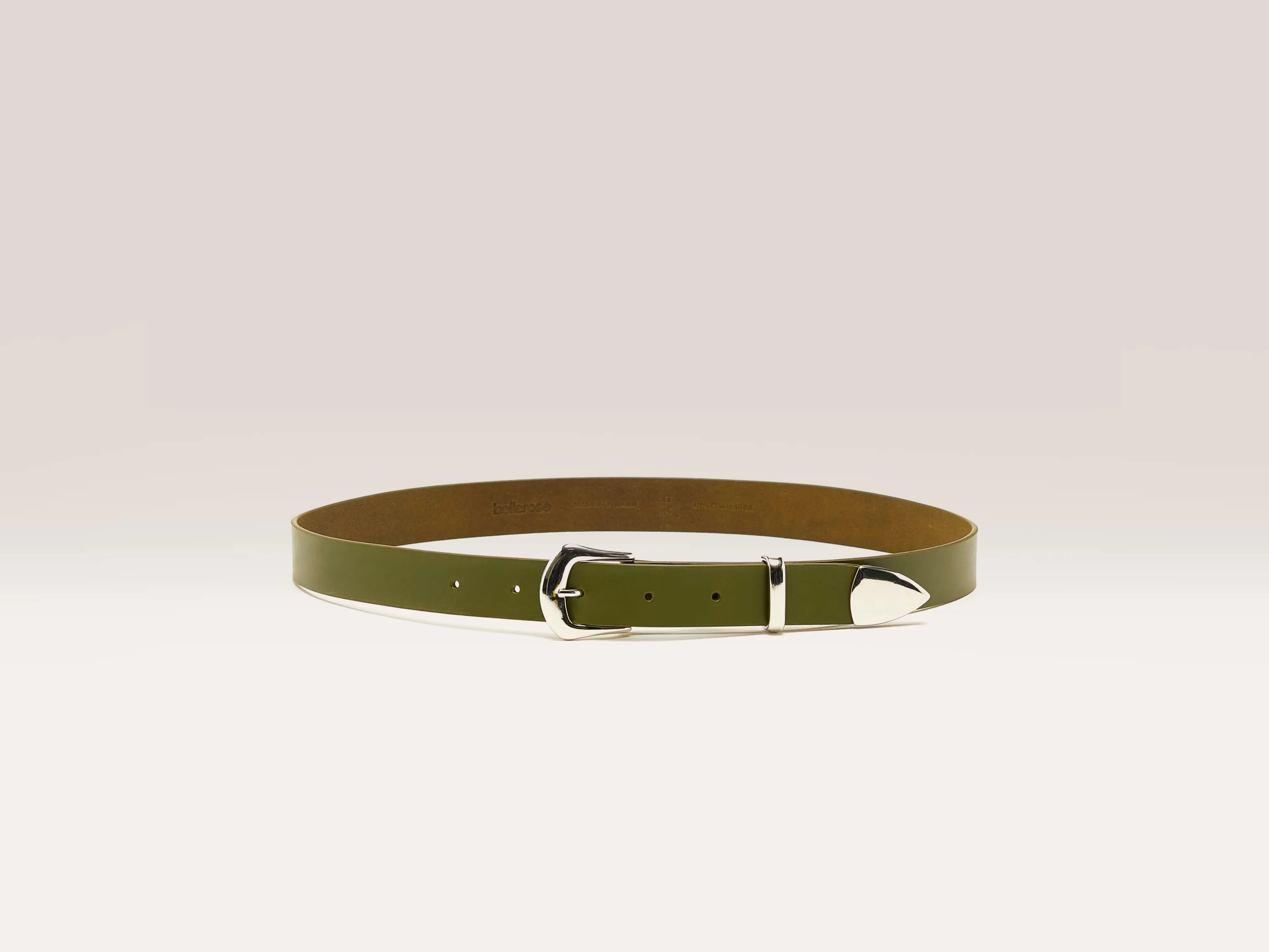 Saylor leather belt (251 / W / MOUSSE) sold by Bellrose