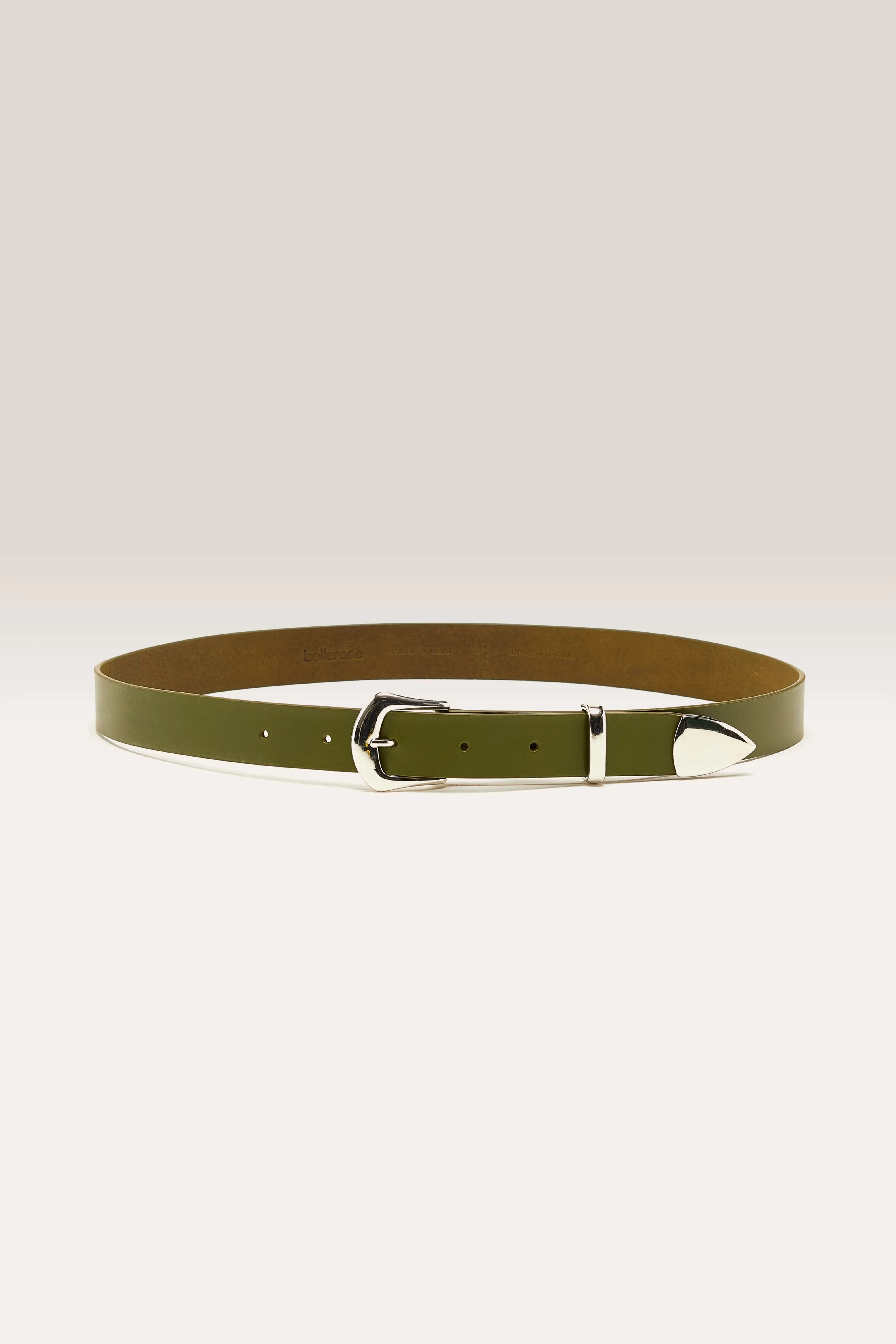 Saylor leather belt (251 / W / MOUSSE) sold by Bellrose product image thumbnail 2
