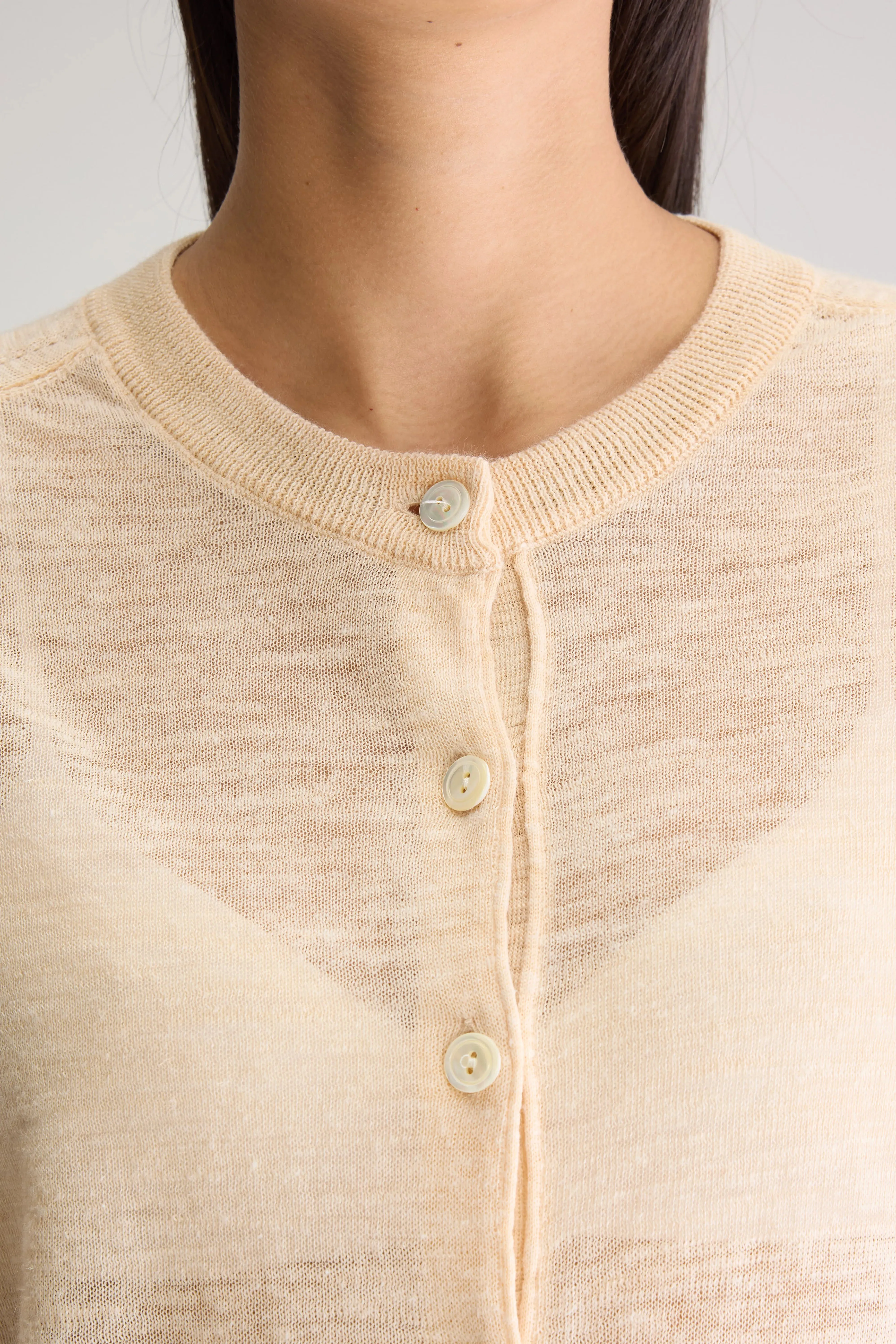 Neeta classic cardigan (251 / W / IVORY) sold by Bellrose product image thumbnail 5