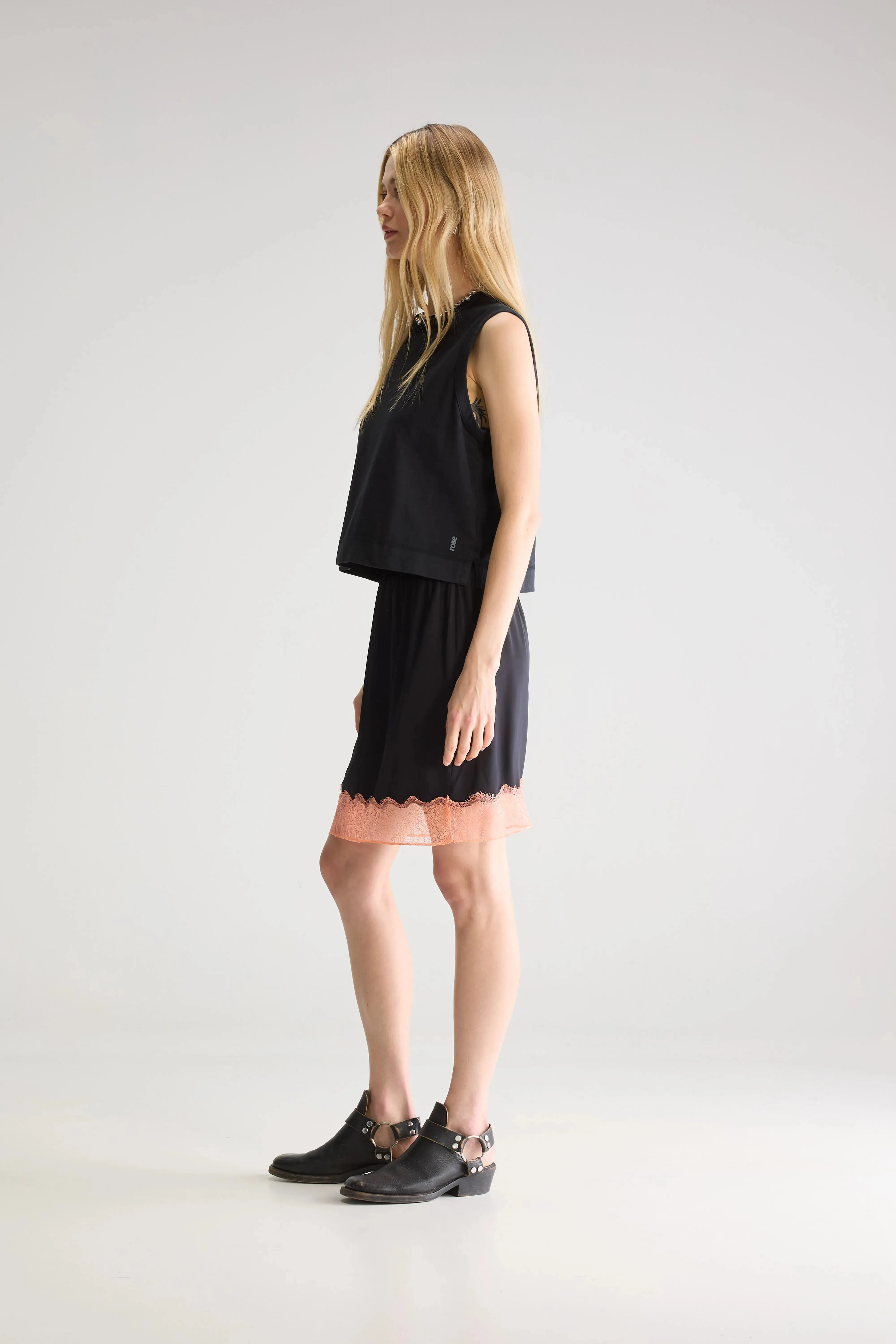 Haylin mini skirt (251 / W / BLACK) sold by Bellrose product image thumbnail 5