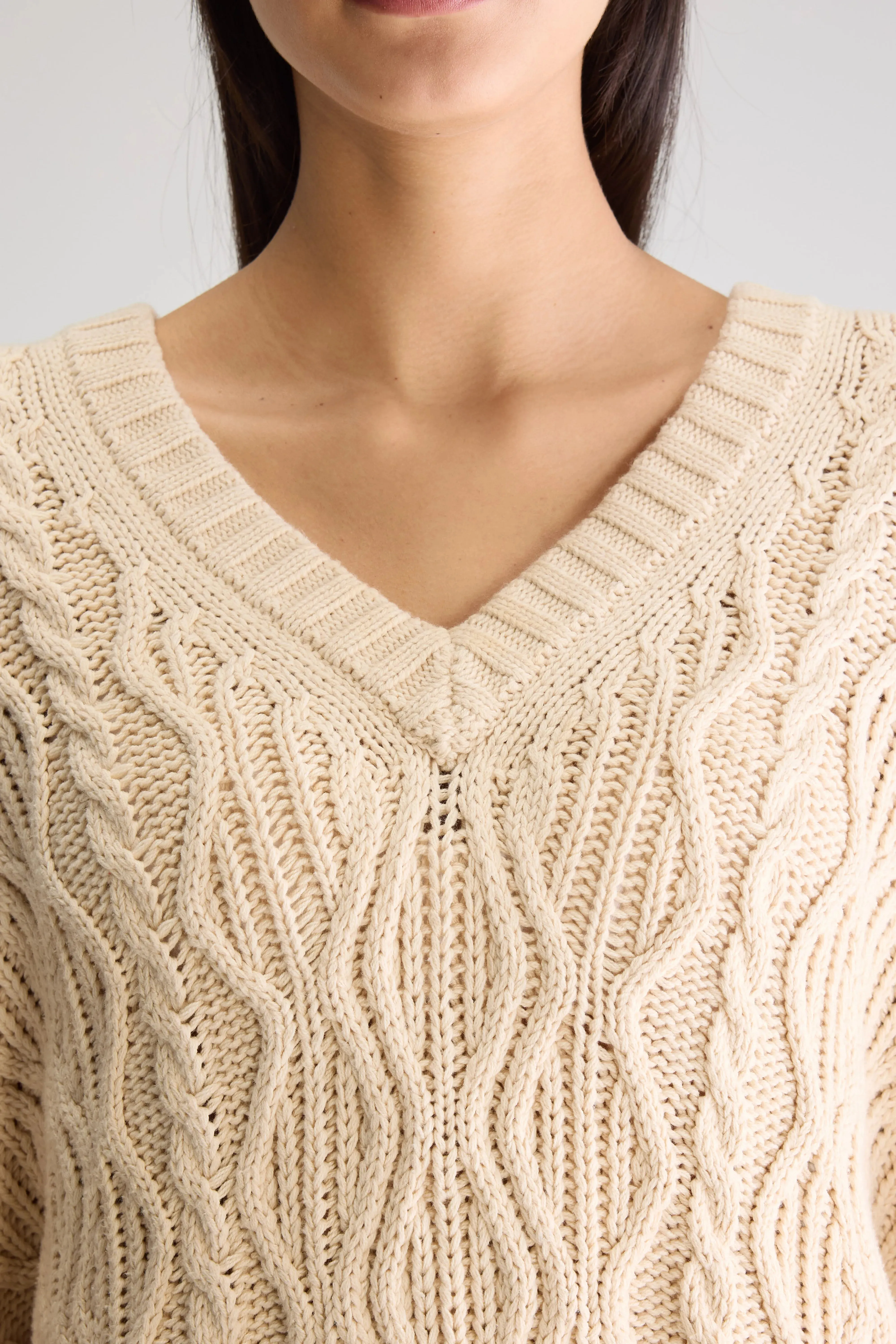 Gesk long sweater (251 / W / IVORY) sold by Bellrose product image thumbnail 5