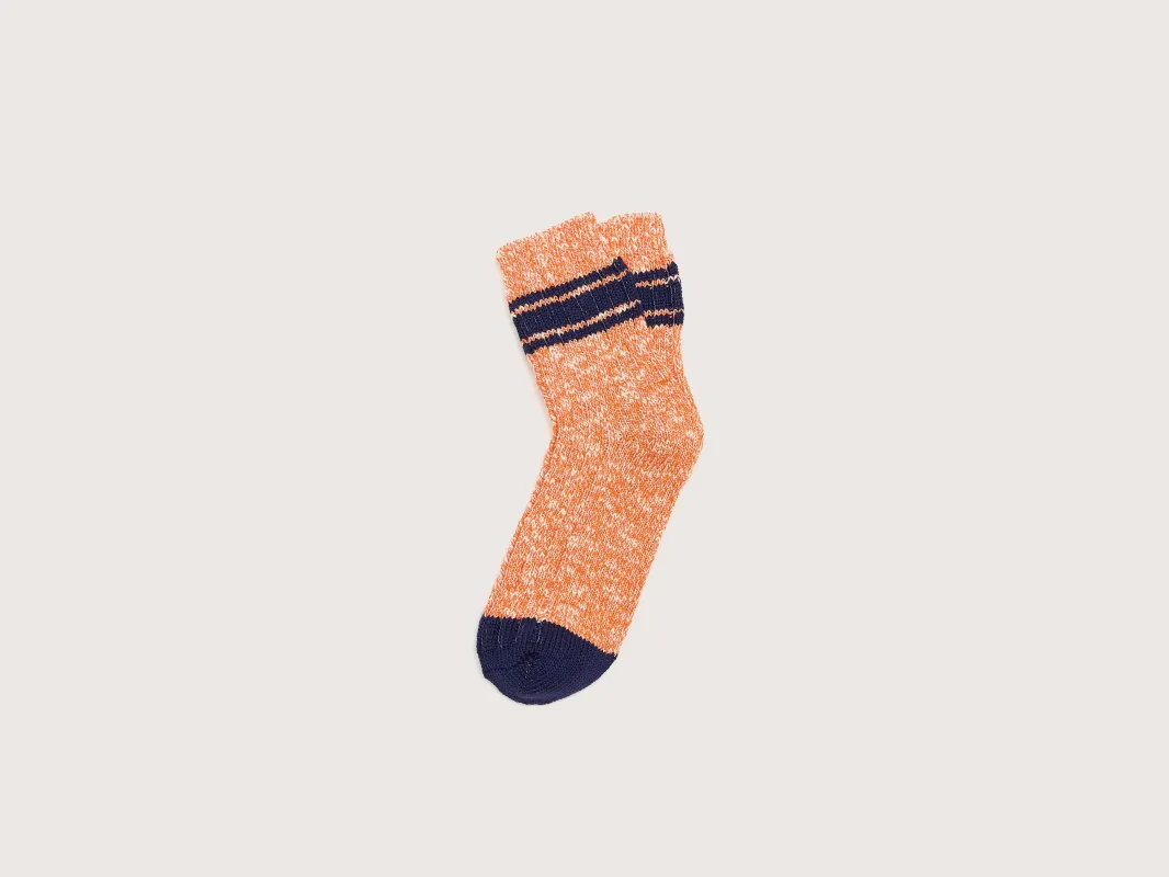 Vart crew socks (251 / W / ORANGE) made by Bellrose