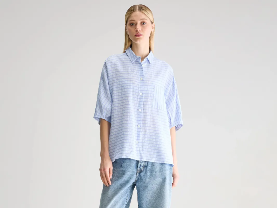 Jessie striped blouse (251 / W / STRIPE A) sold by Bellrose