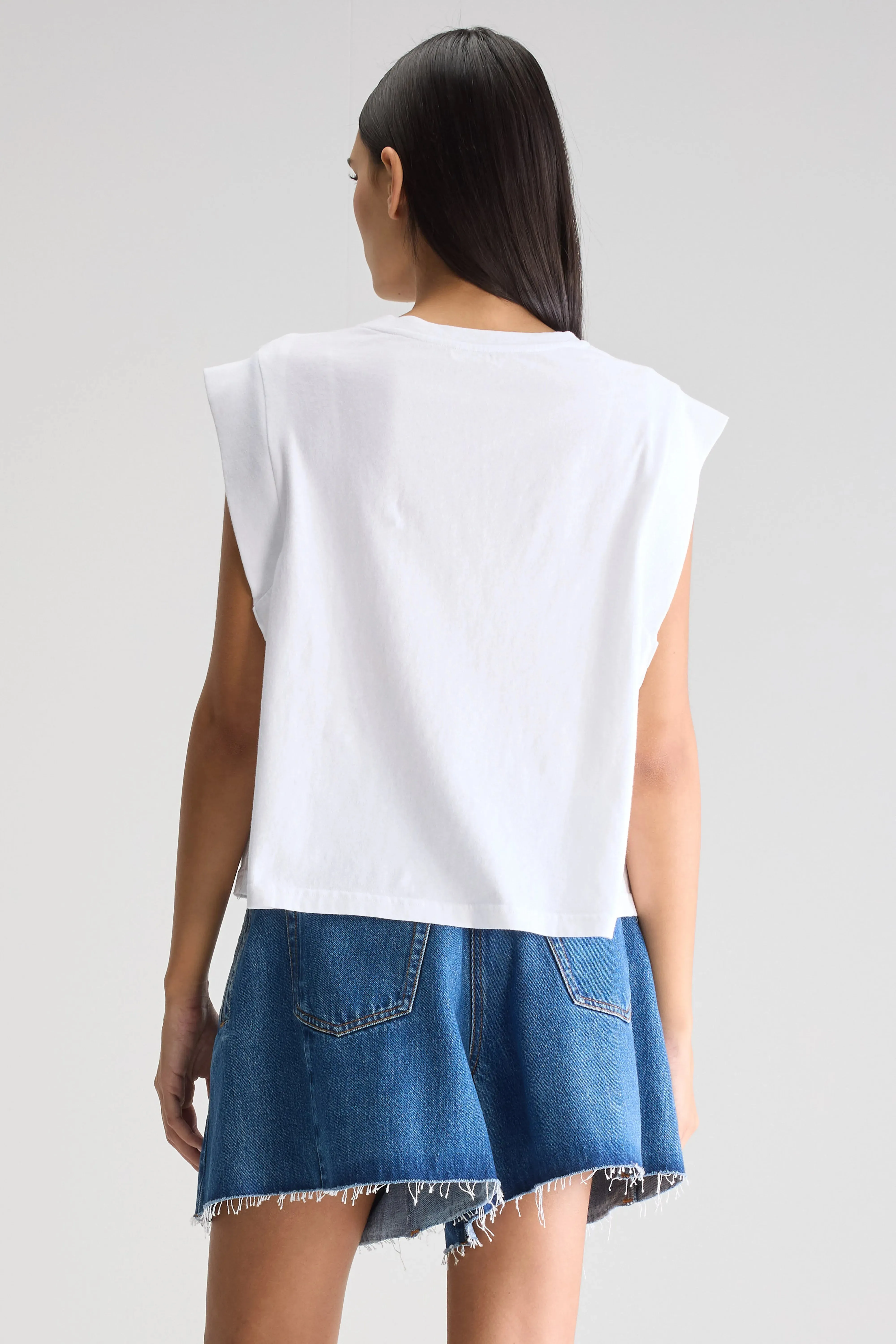 Vruno sleeveless t-shirt (251 / W / WHITE) sold by Bellrose product image thumbnail 4