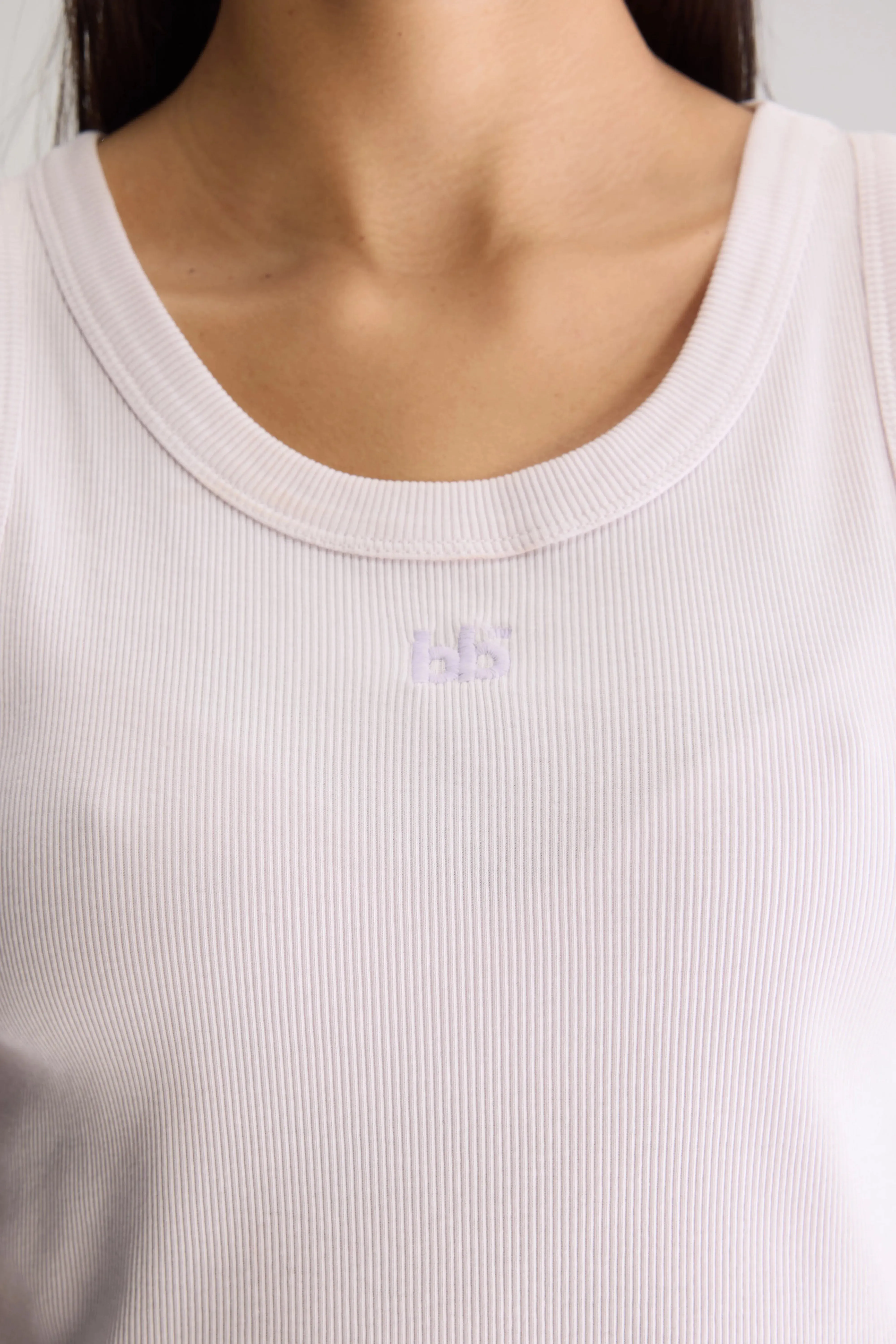 Valdi slim tank top (251 / W / GRAY LILAC) sold by Bellrose product image thumbnail 5