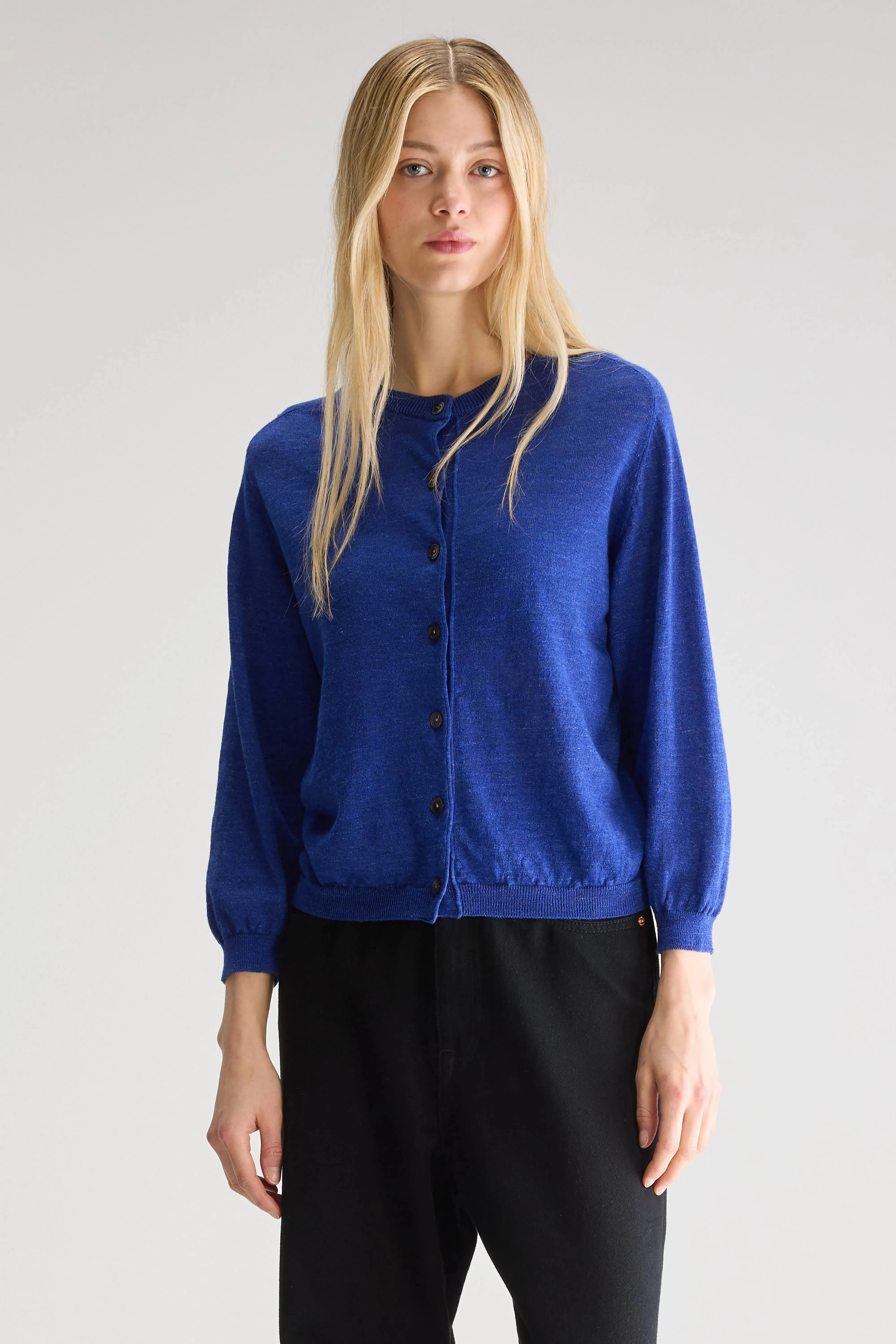 Neeta classic cardigan (251 / W / BLUEWORKER) sold by Bellrose product image thumbnail 2