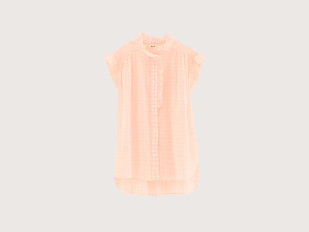 Coyote sleeveless blouse (251 / W / CHECK A) sold by Bellrose