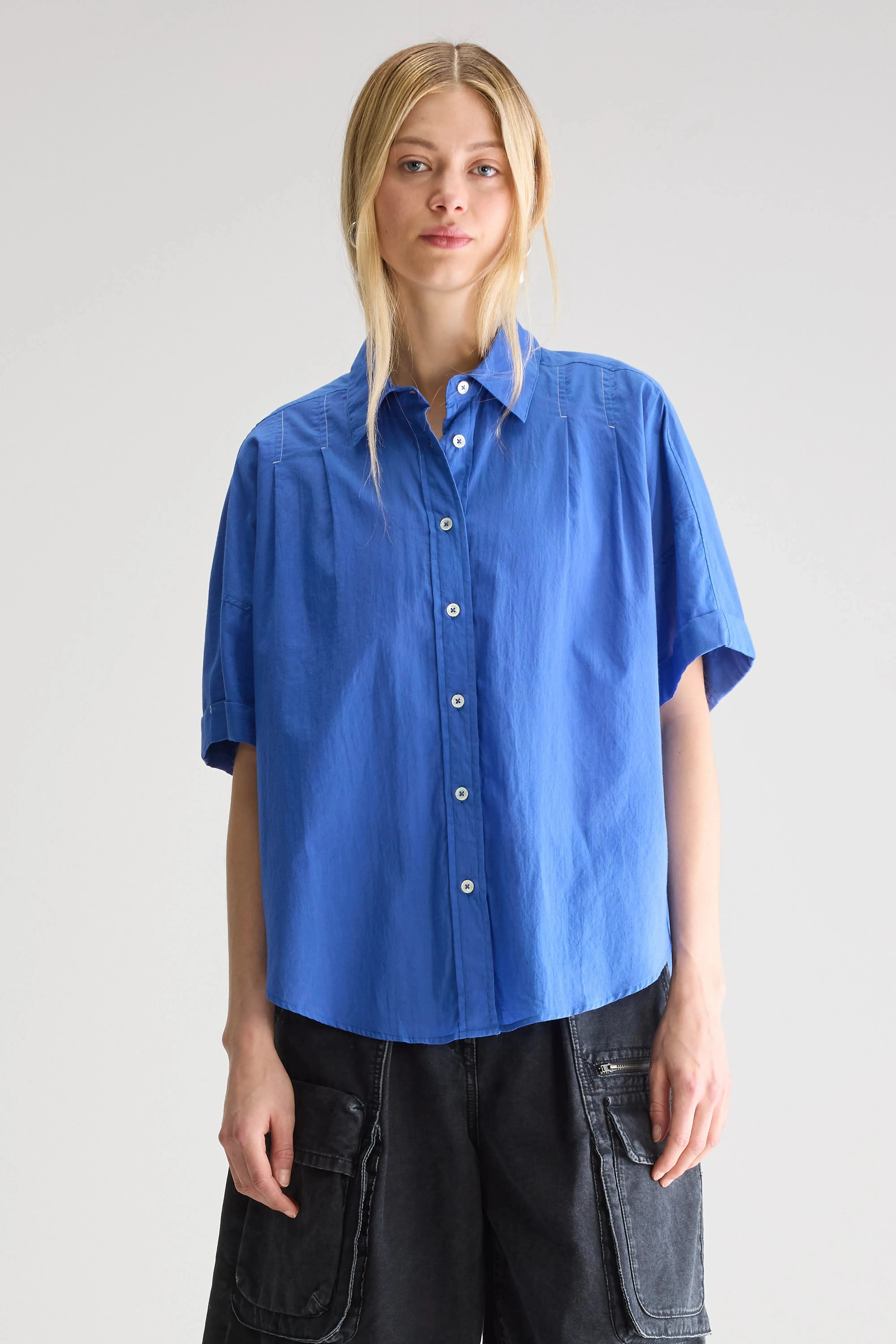 Kerala short-sleeve shirt (251 / W / IRIS BLOOM) sold by Bellrose product image thumbnail 2