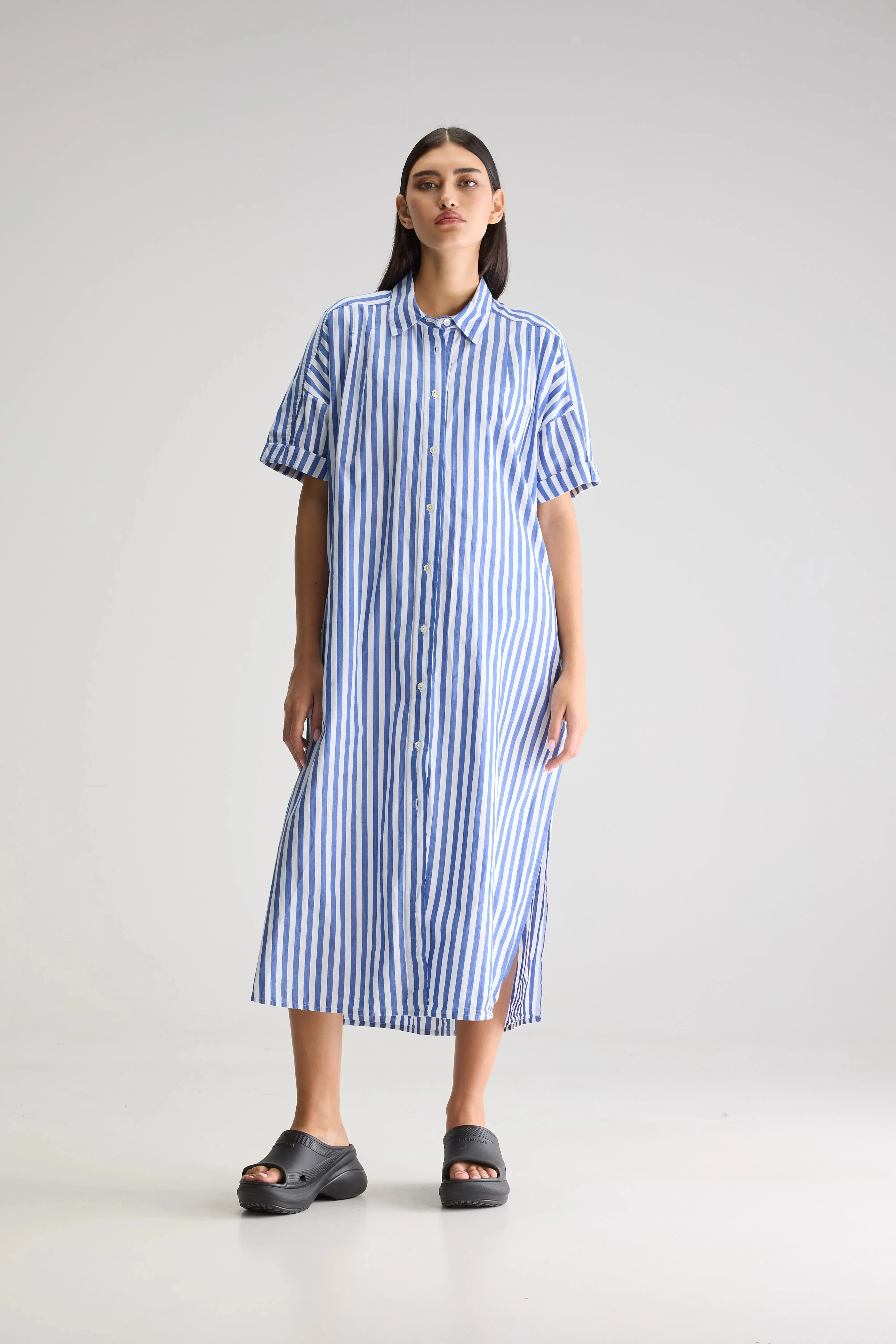 Keren long shirt dress (251 / W / STRIPE A) sold by Bellrose product image thumbnail 2