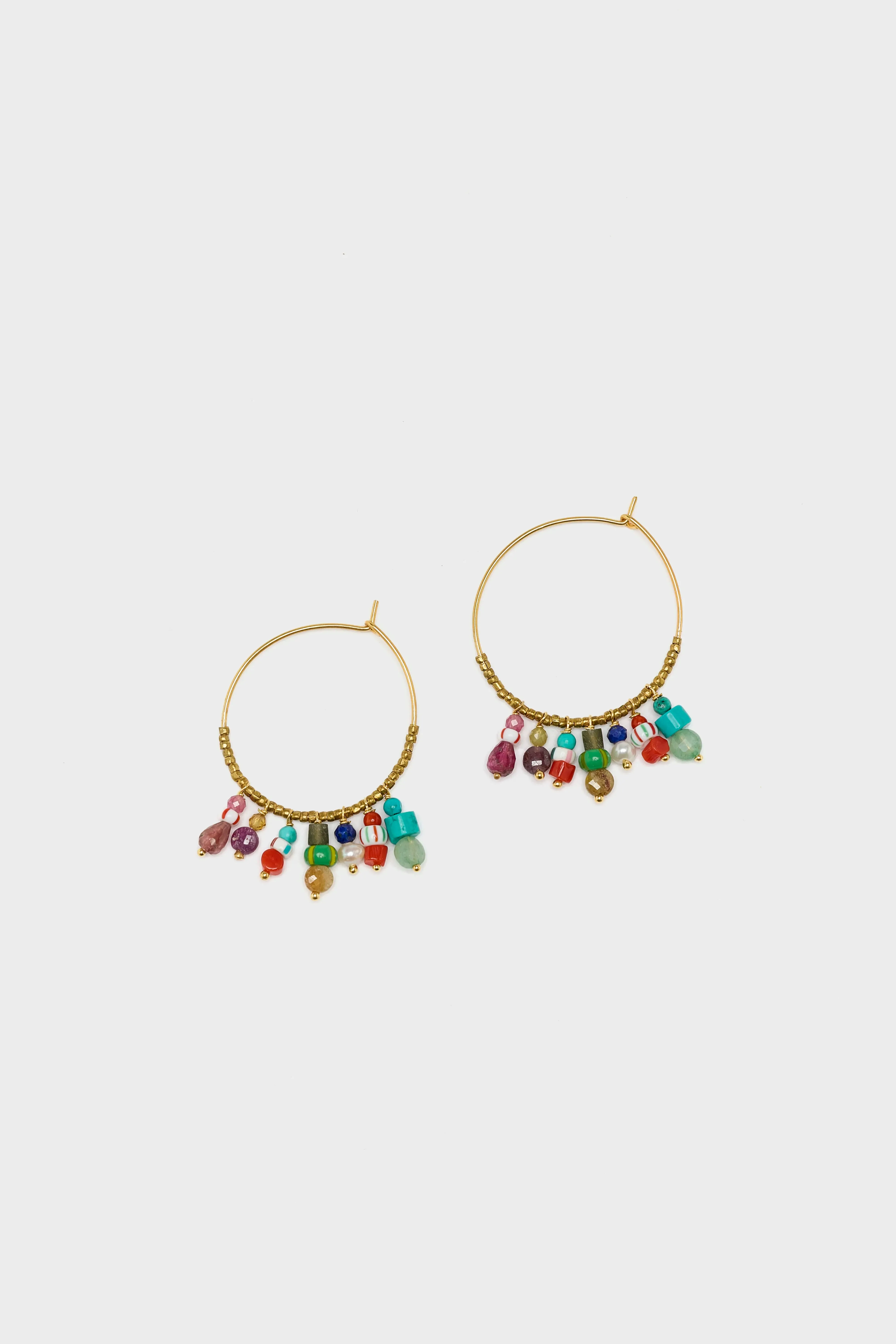Petra Hoop Earrings (251 / W / MULTICOLOR) sold by Bellrose product image thumbnail 2