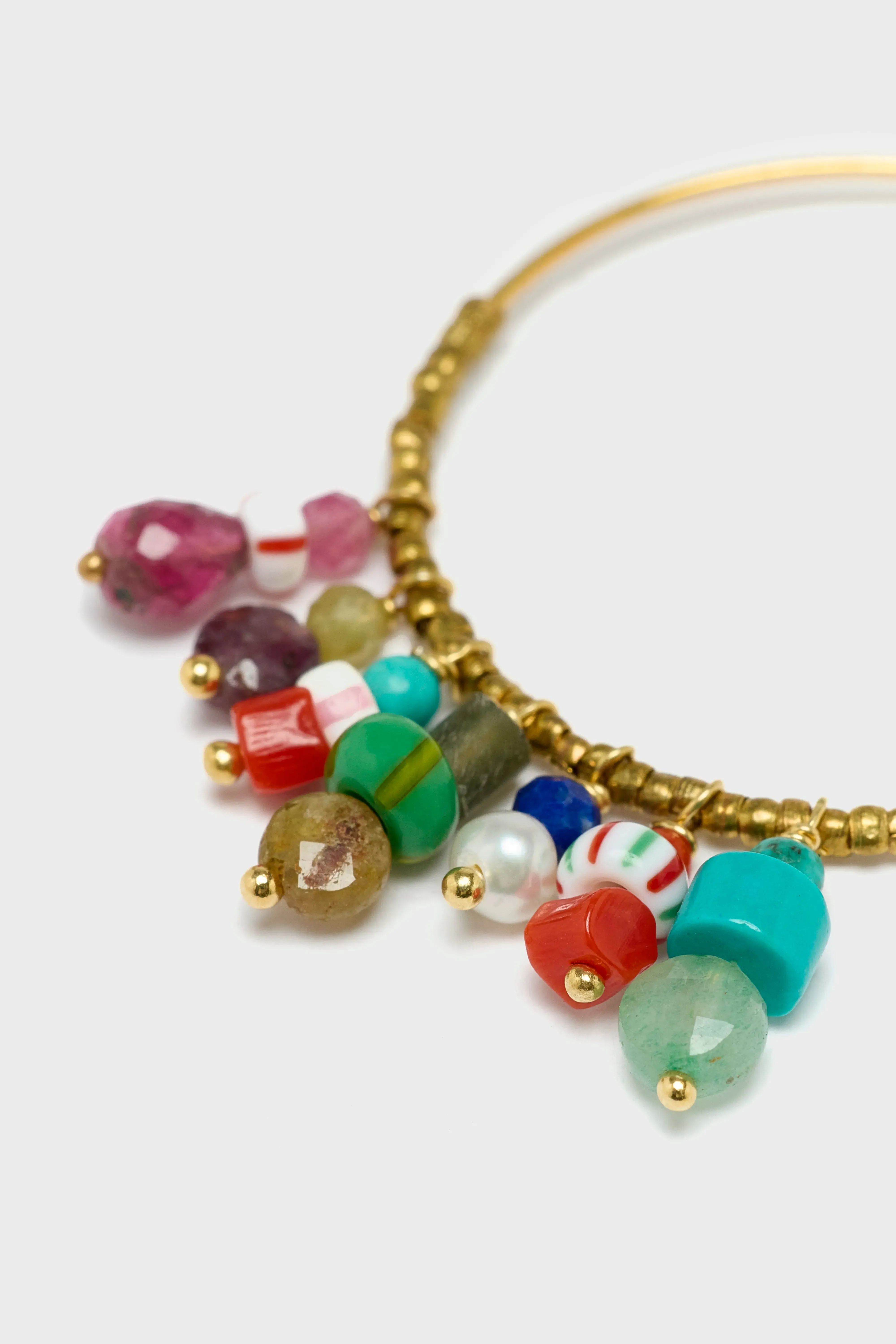 Petra Hoop Earrings (251 / W / MULTICOLOR) sold by Bellrose product image thumbnail 4