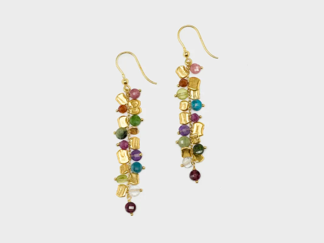 Confetti Earrings  (251 / W / MULTICOLOR) sold by Bellrose