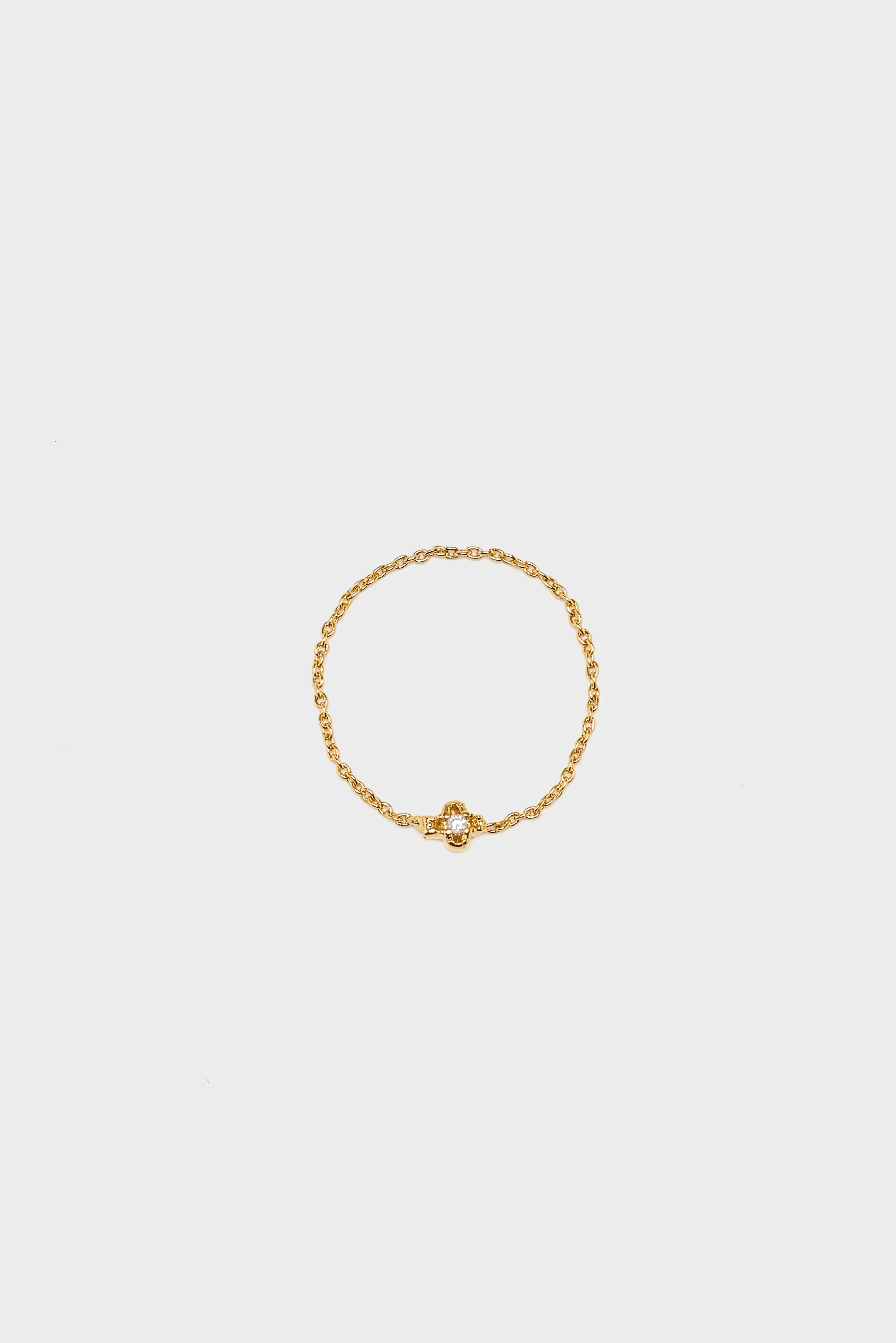 Gabrielle Chain Ring (251 / W / GOLD) sold by Bellrose product image thumbnail 2