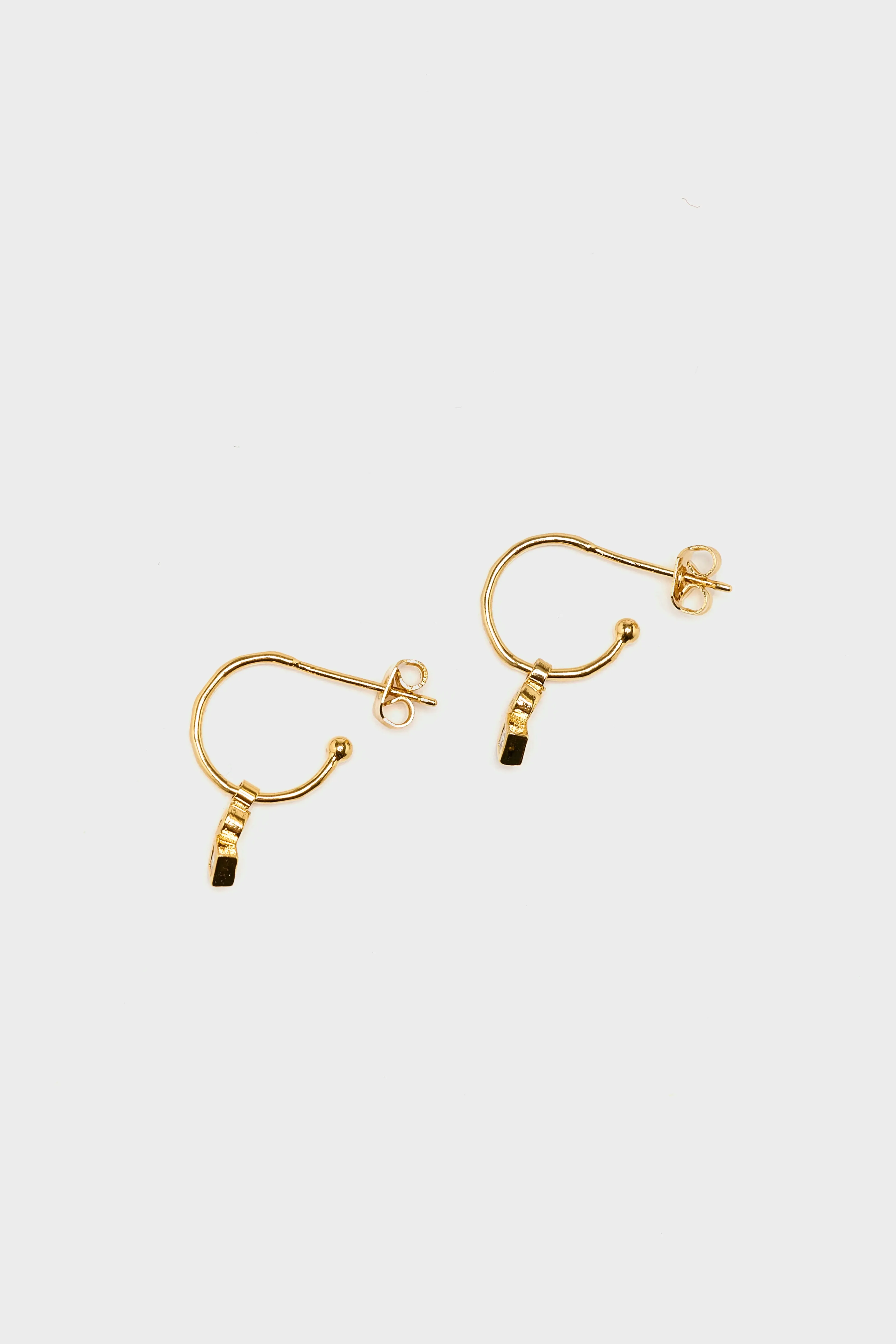 Idylle Hoop Earrings (251 / W / GOLD) sold by Bellrose product image thumbnail 2