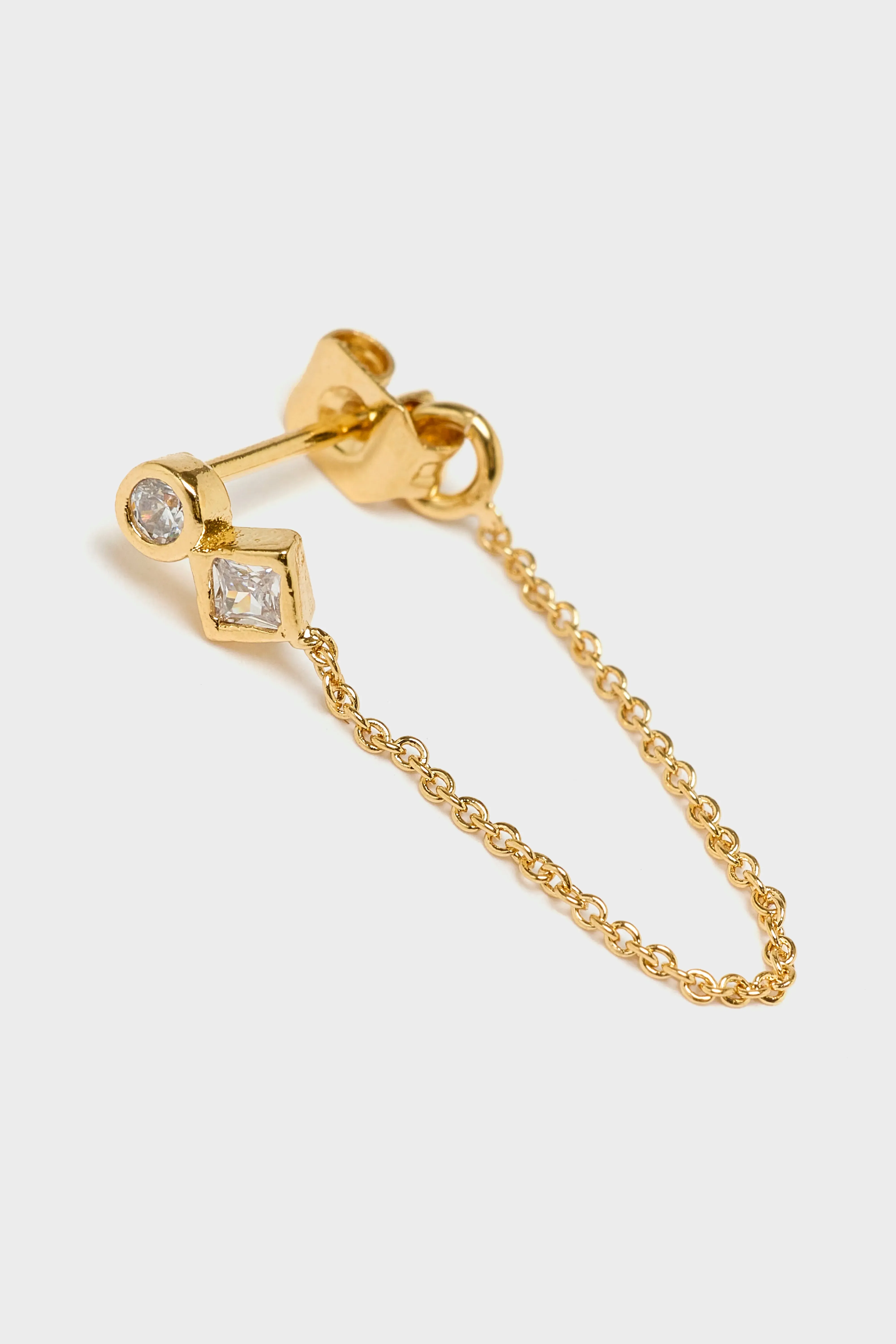 Idylle Chain Earrings (251 / W / GOLD) sold by Bellrose product image thumbnail 3