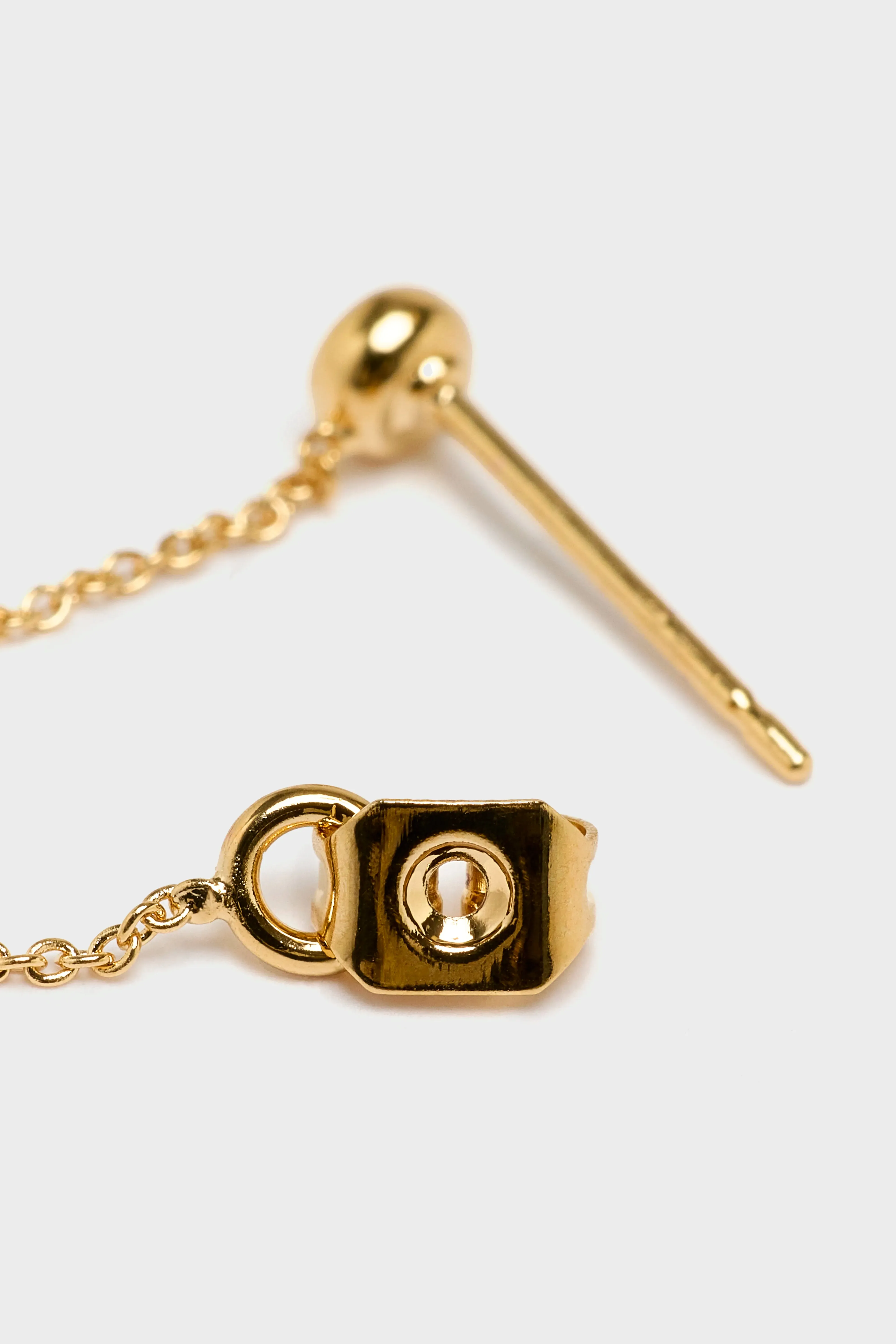 Origine Chain Earrings (251 / W / GOLD) sold by Bellrose product image thumbnail 4