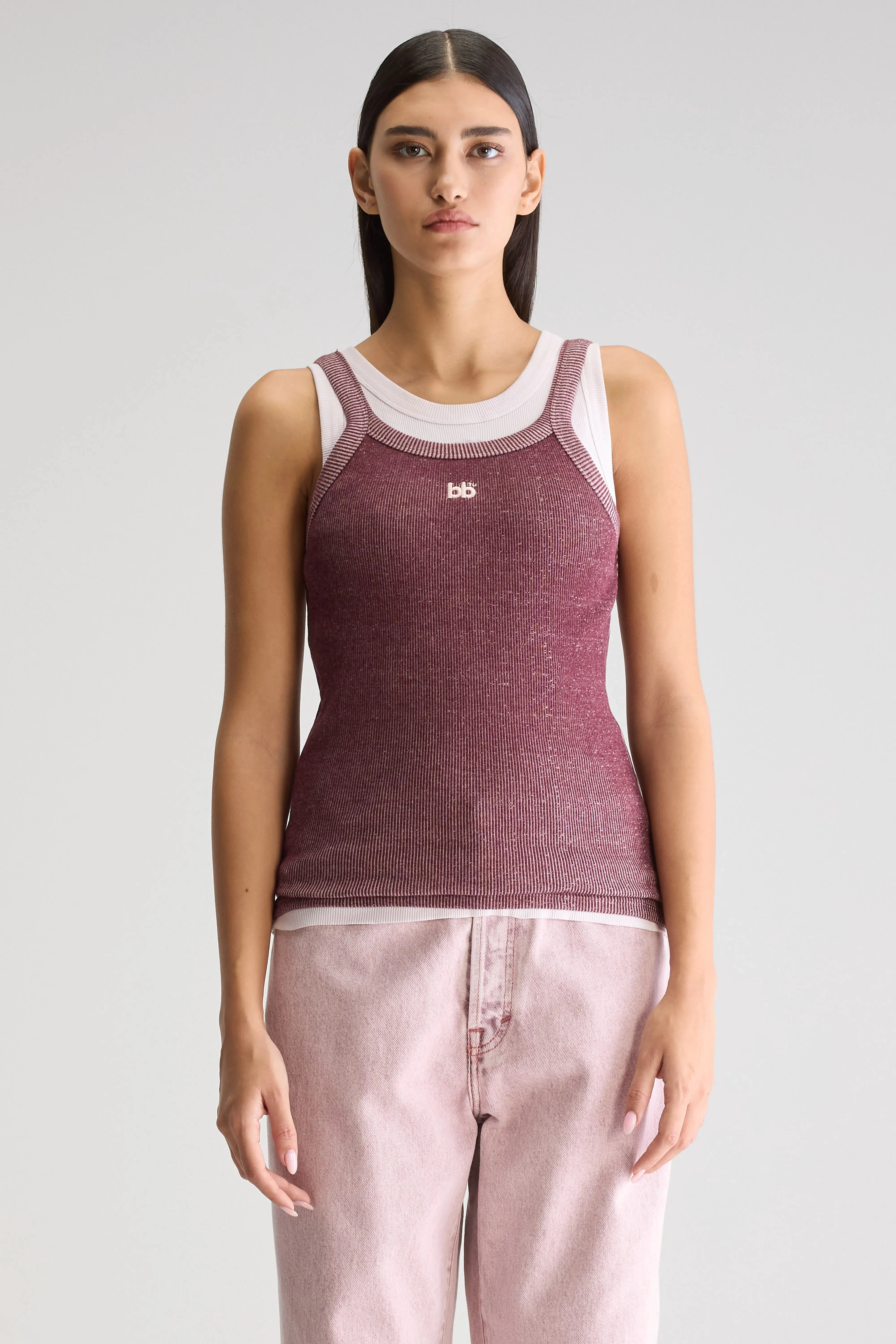 Celey slim tank top (251 / W / COMBO B) sold by Bellrose product image thumbnail 2
