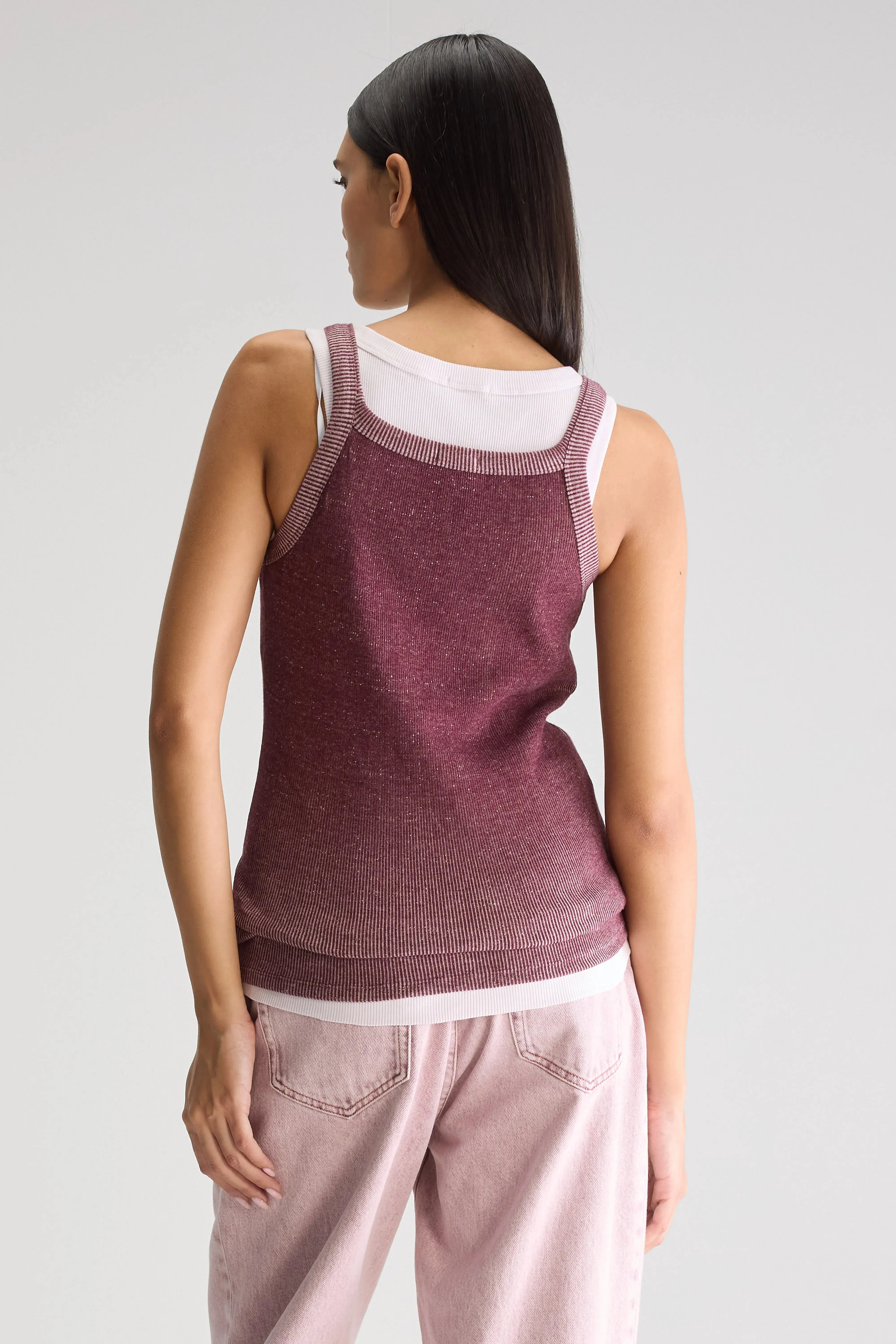 Celey slim tank top (251 / W / COMBO B) sold by Bellrose product image thumbnail 4