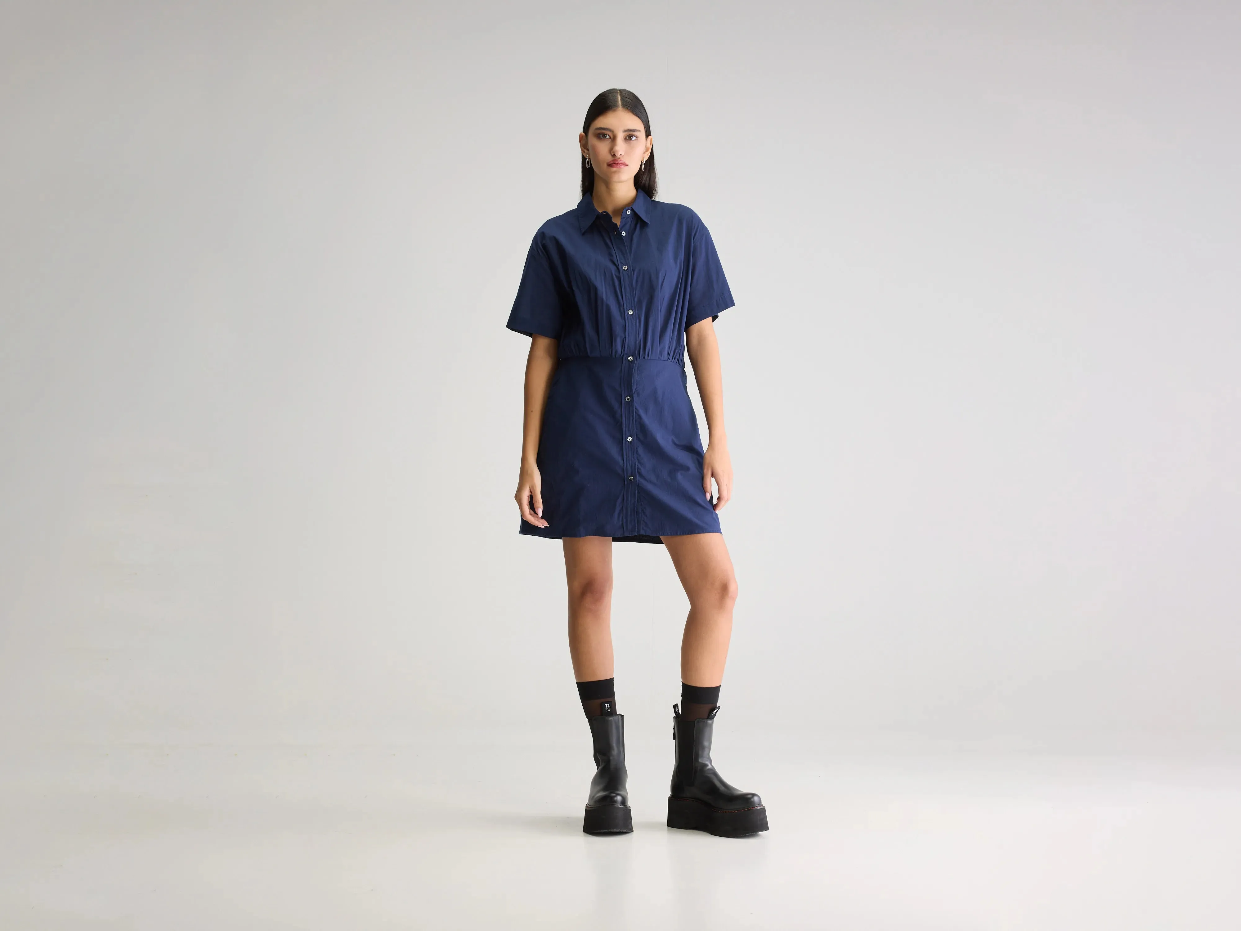 Kuala shirt dress (251 / W / INK) sold by Bellrose