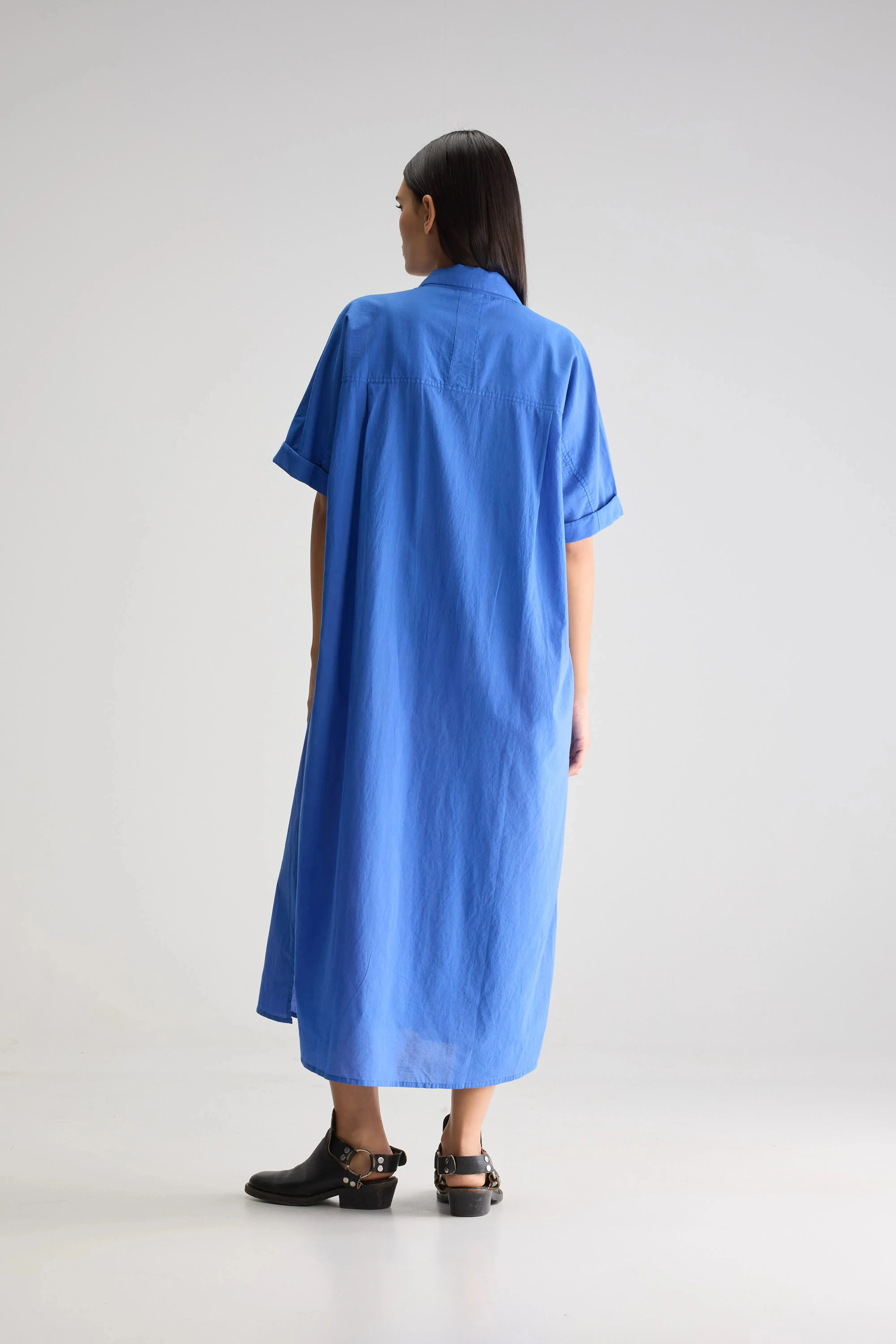 Keren long shirt dress (251 / W / IRIS BLOOM) sold by Bellrose product image thumbnail 3