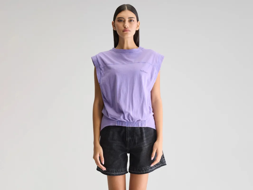 Vonca sleeveless t-shirt (251 / W / IRIS BLOOM) sold by Bellrose