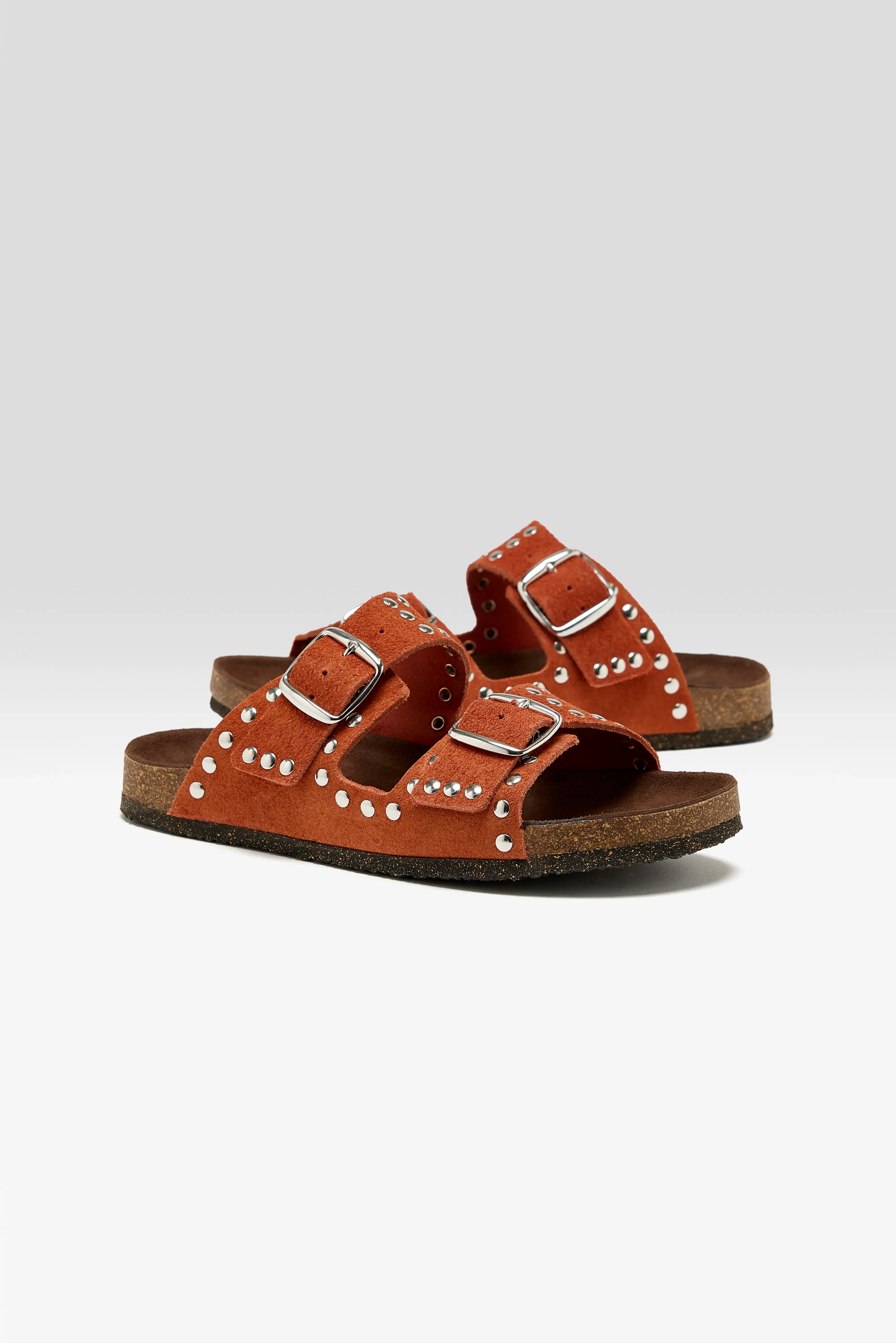 Rivet Suede Sandals (251 / W / RUST) sold by Bellrose product image thumbnail 3