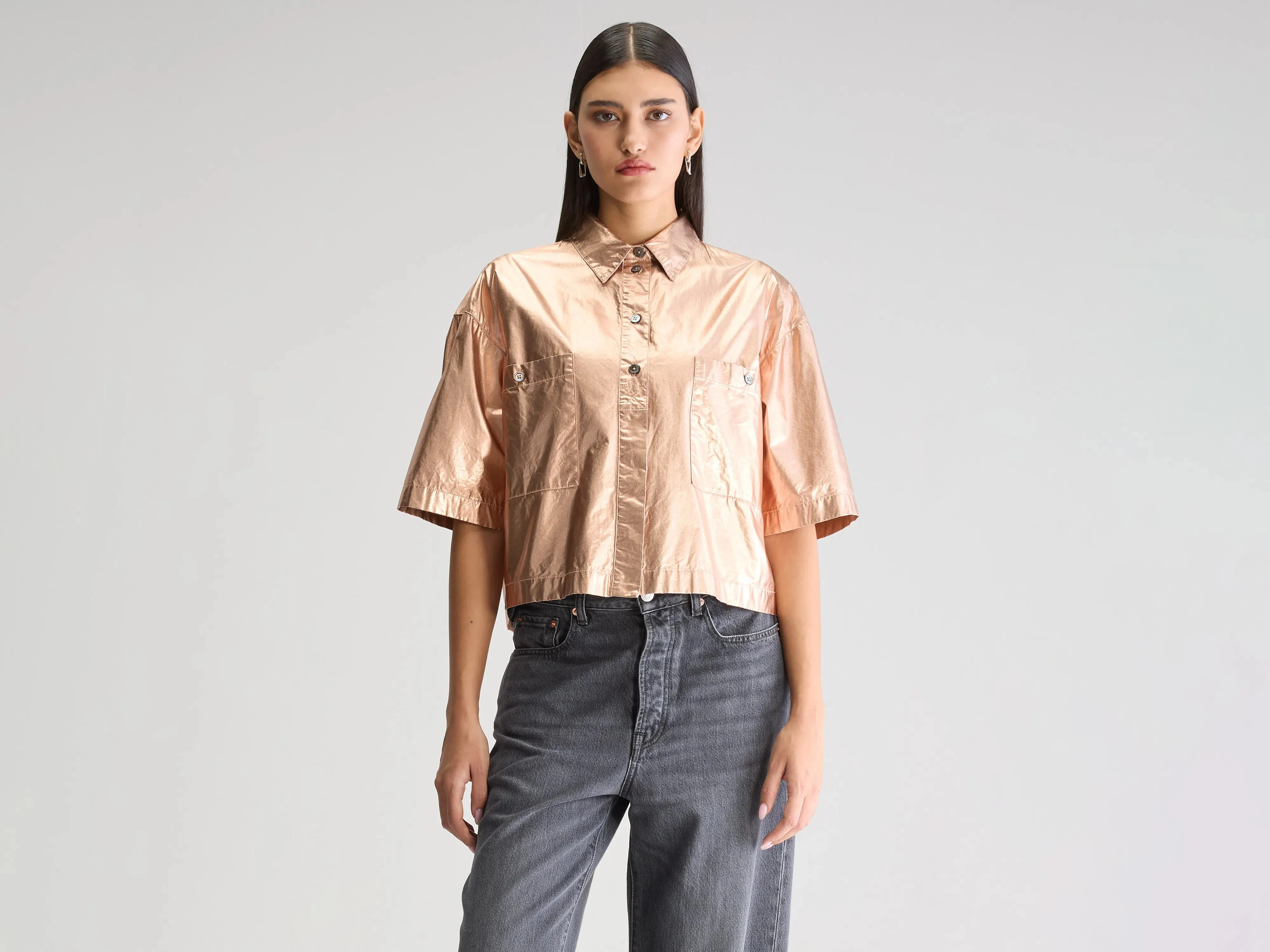 Franky short-sleeve shirt (251 / W / COPPER) sold by Bellrose