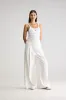 Vezza wide trousers (251 / W / WHITE) sold by Bellrose