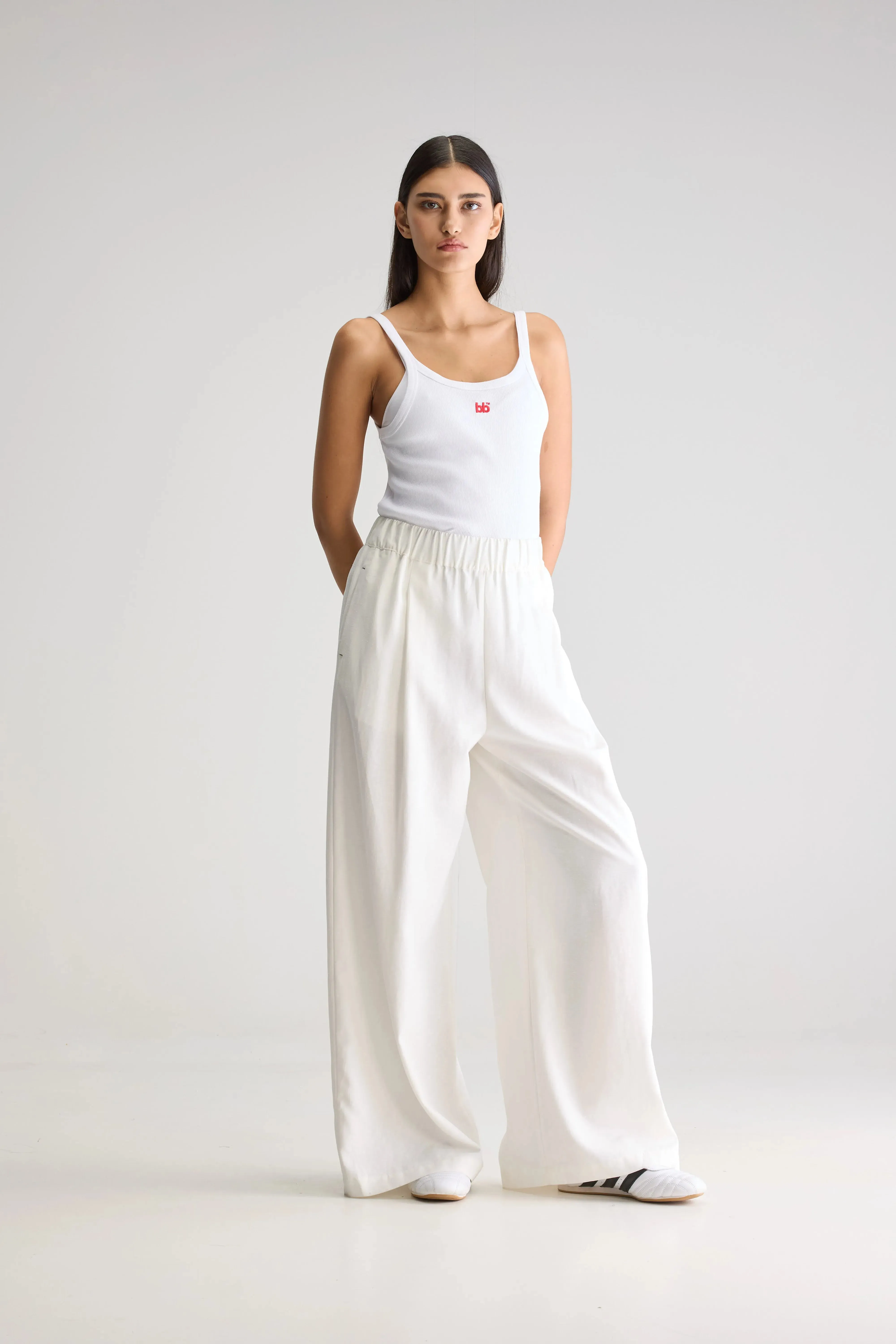 Vezza wide trousers (251 / W / WHITE) sold by Bellrose product image thumbnail 2