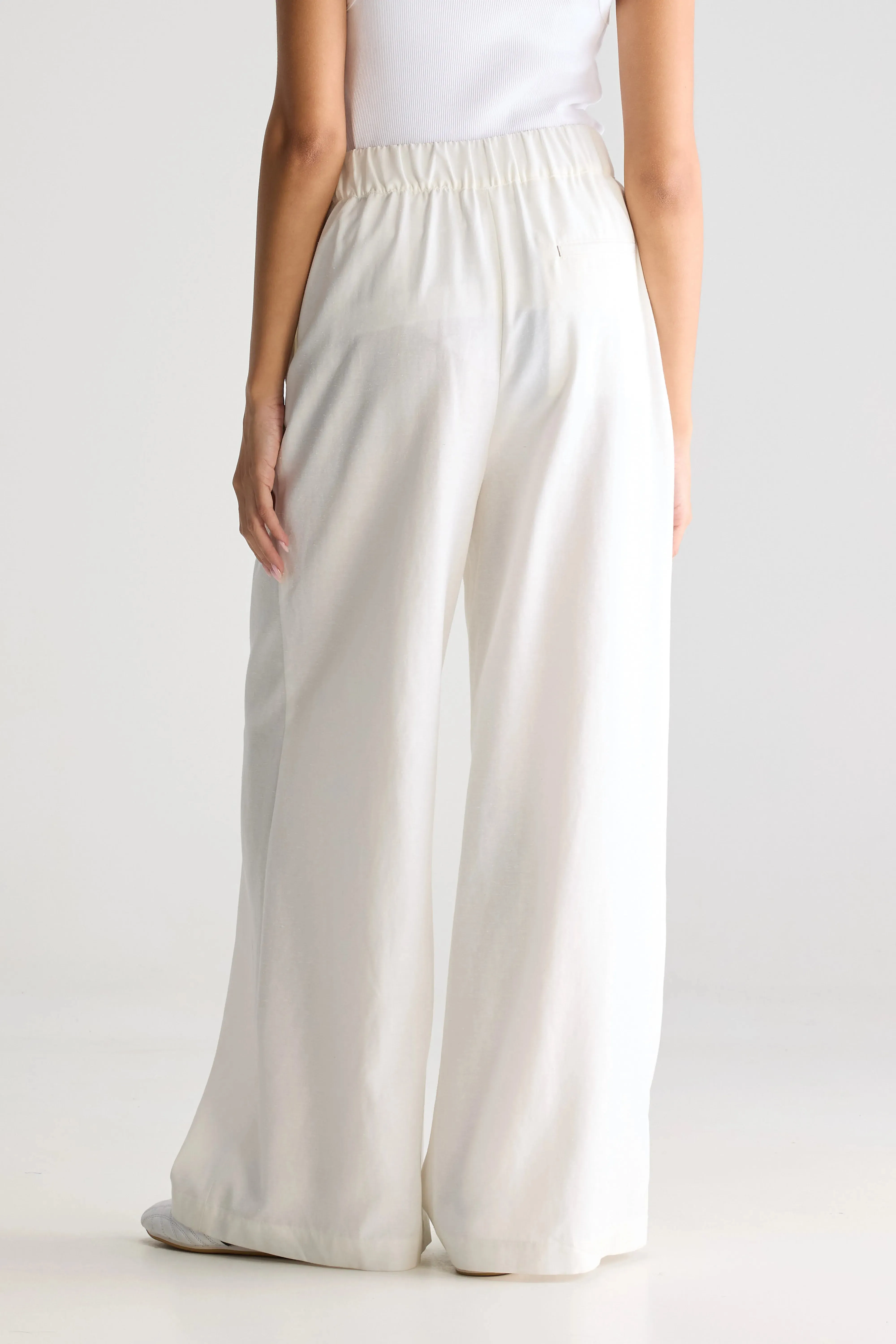 Vezza wide trousers (251 / W / WHITE) sold by Bellrose product image thumbnail 4