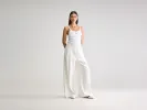 Vezza wide trousers (251 / W / WHITE) sold by Bellrose