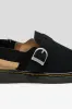 Junior Jorgie Suede Mules (251 / G / BLACK) sold by Bellrose