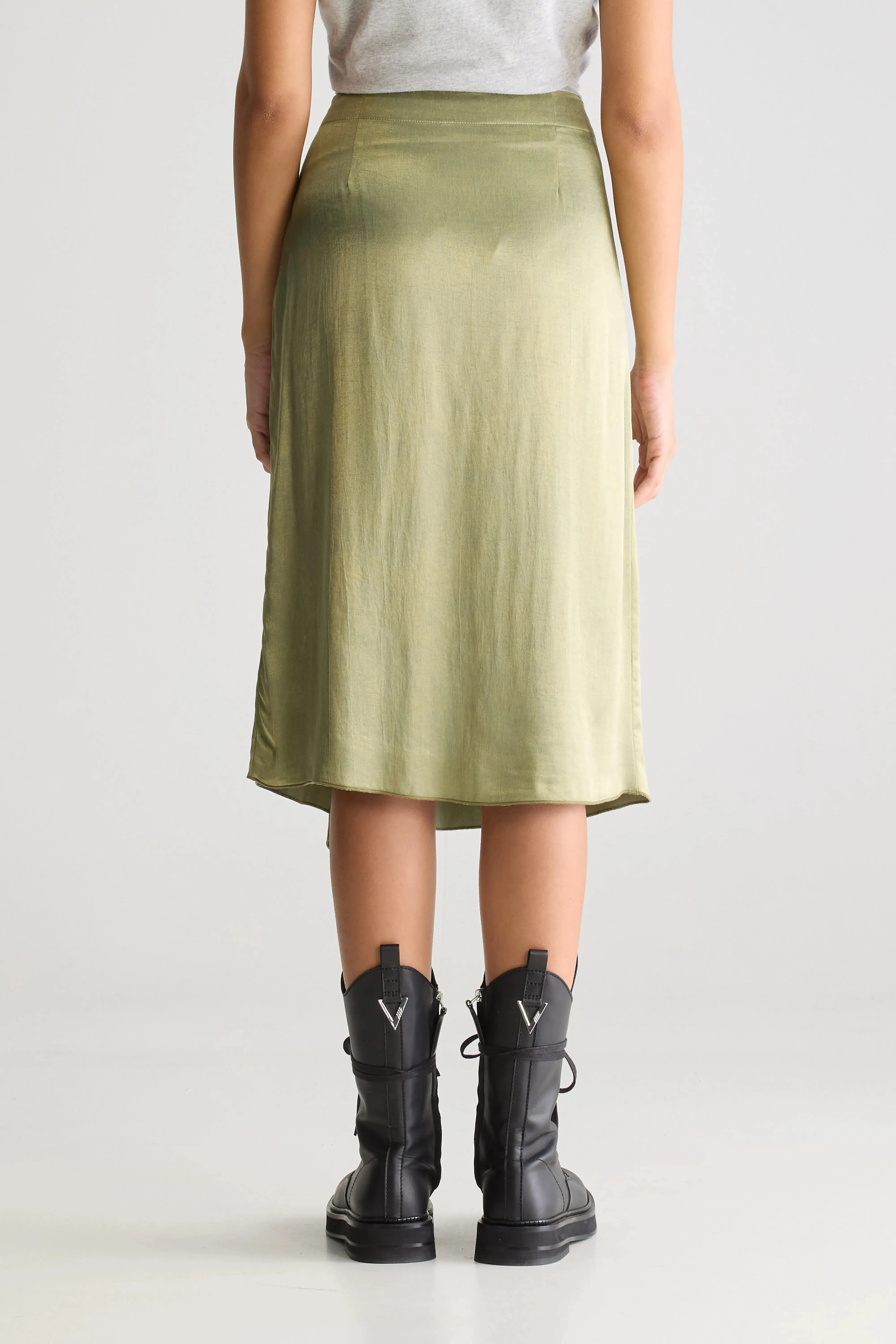 Sorina flowy midi skirt (251 / W / JEEP) sold by Bellrose product image thumbnail 4