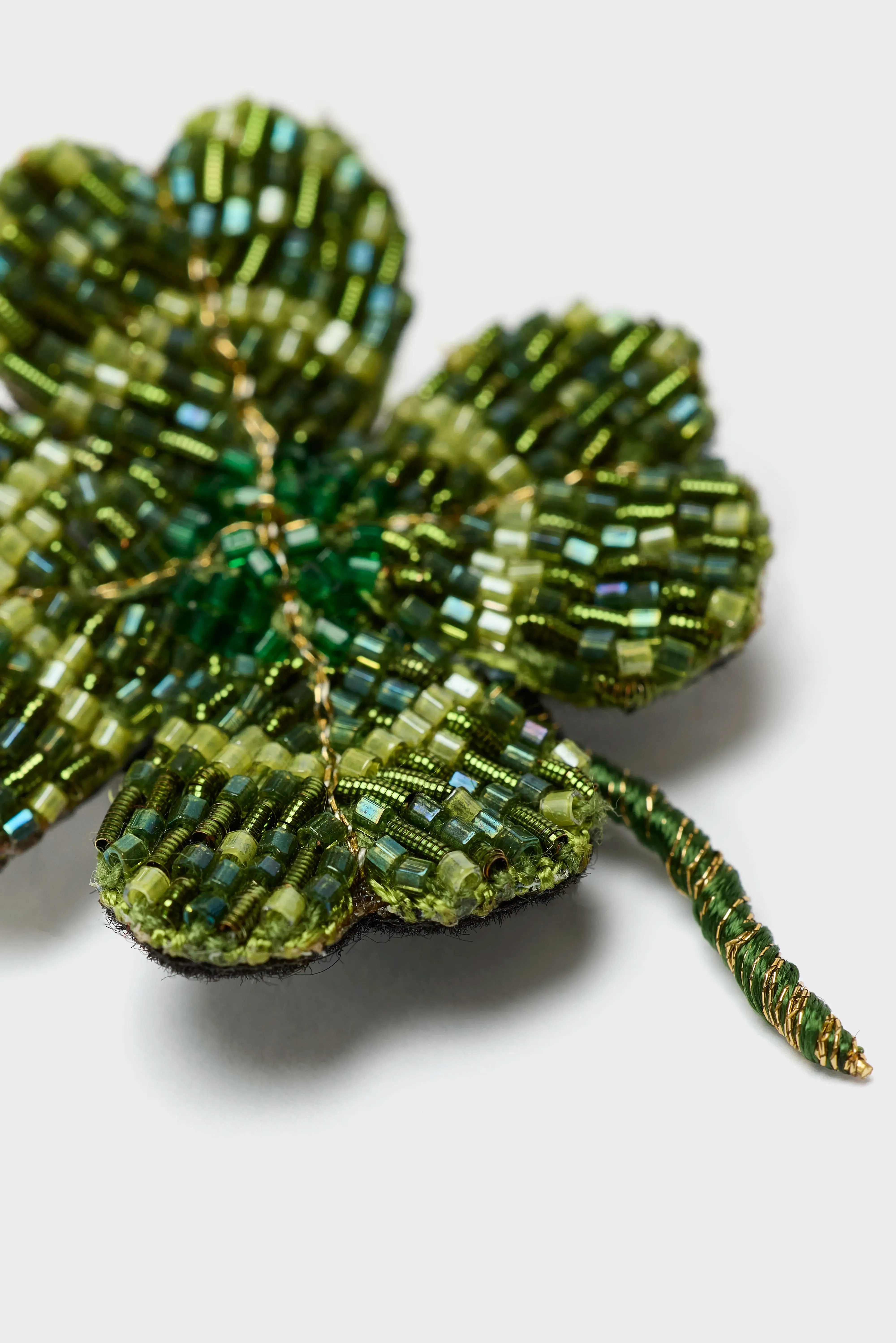 Vintage Clover Brooch (251 / W / GREEN) sold by Bellrose product image thumbnail 4