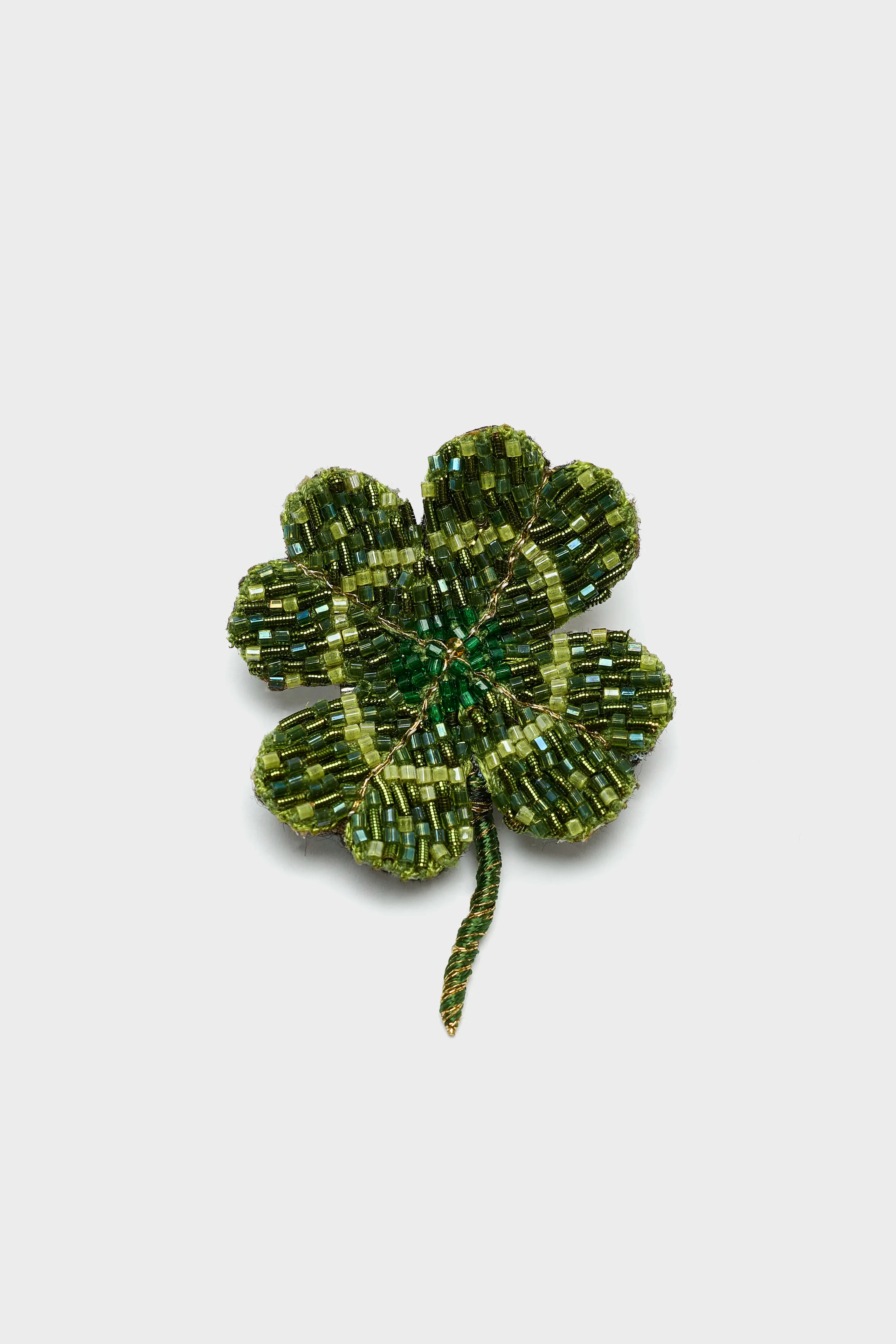 Vintage Clover Brooch (251 / W / GREEN) sold by Bellrose product image thumbnail 3