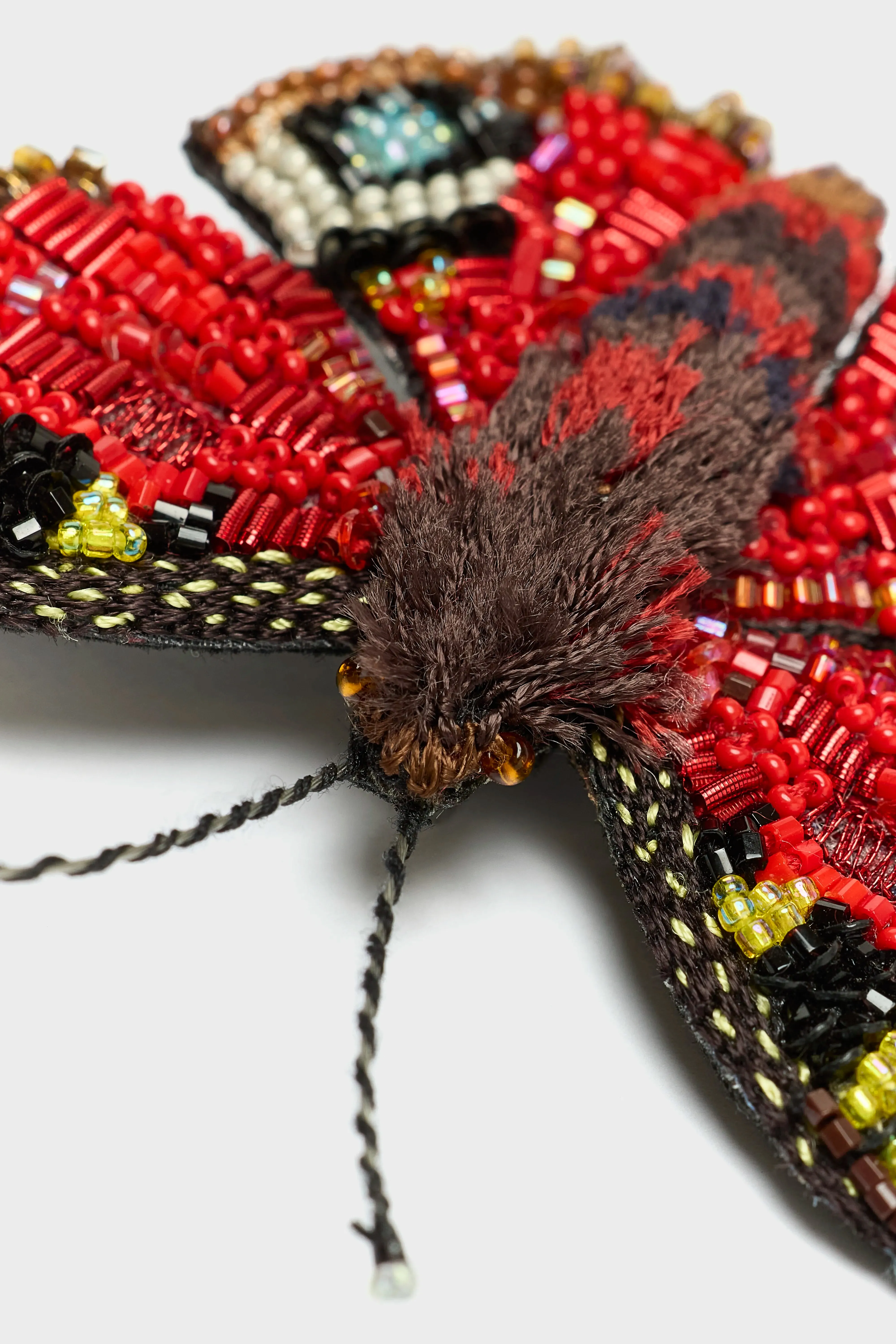 Anglais Peacock Butterfly Brooch (251 / W / RED) sold by Bellrose product image thumbnail 4