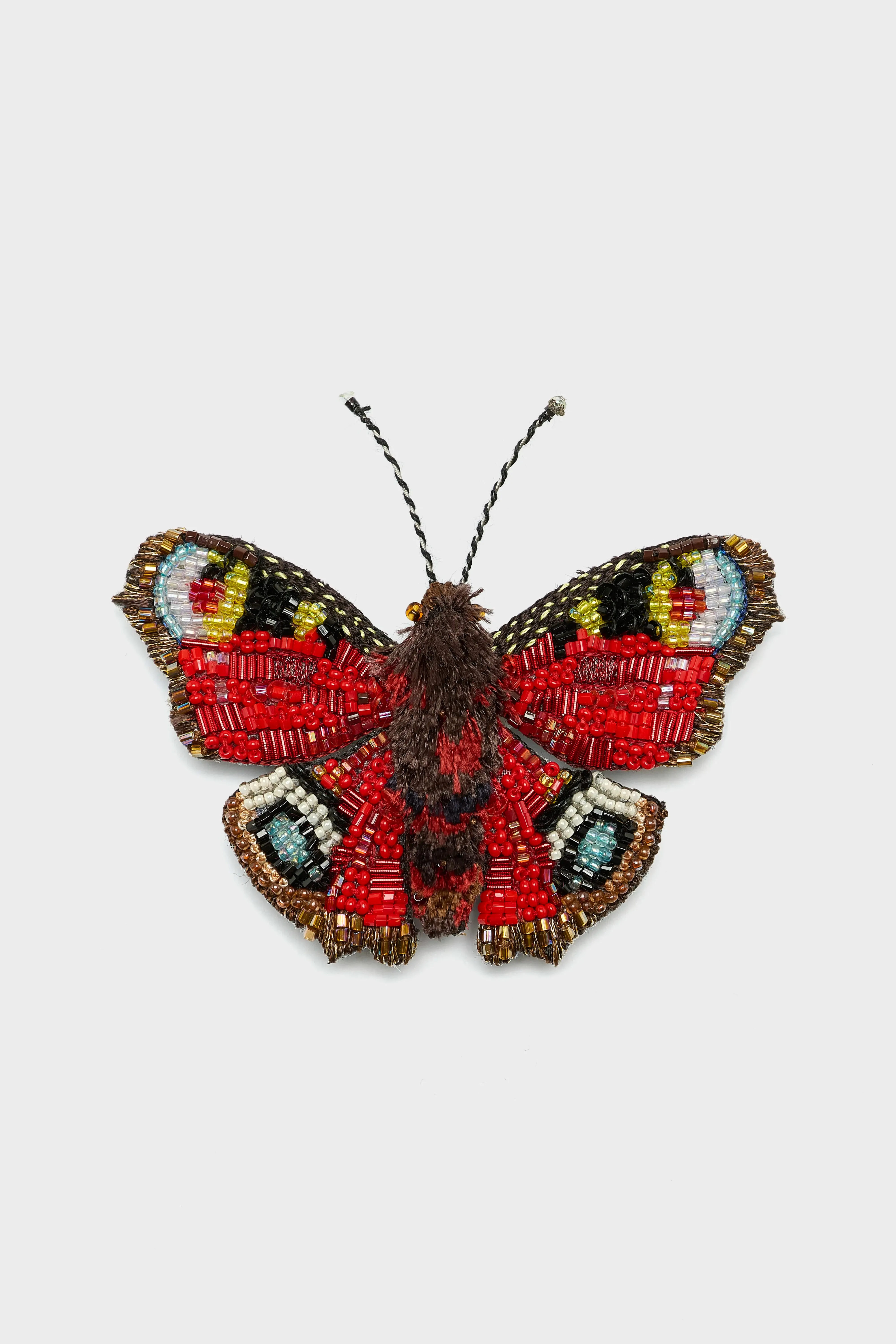 Anglais Peacock Butterfly Brooch (251 / W / RED) sold by Bellrose product image thumbnail 3