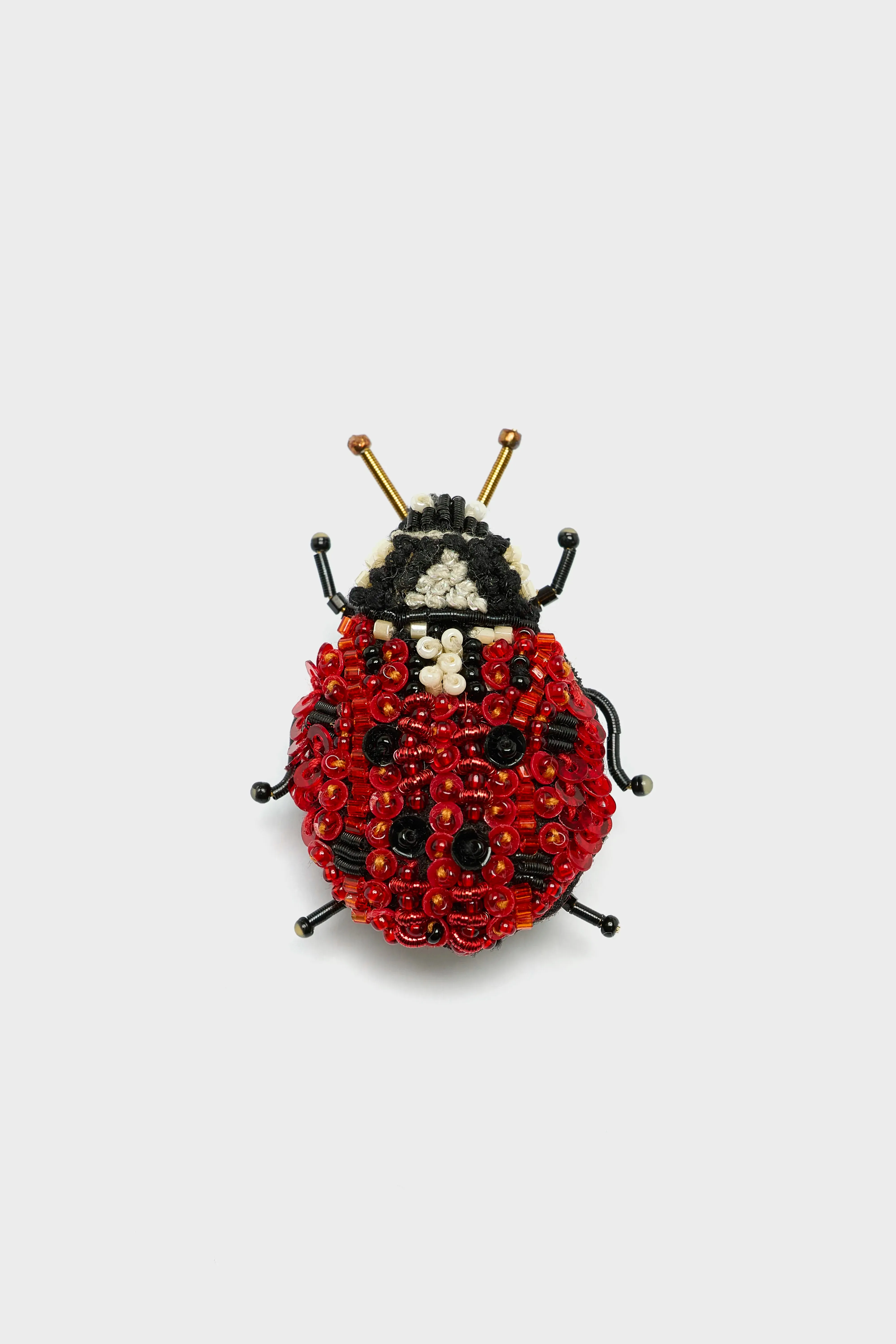 Lady Bug Beetle Brooch (251 / W / RED) sold by Bellrose product image thumbnail 3