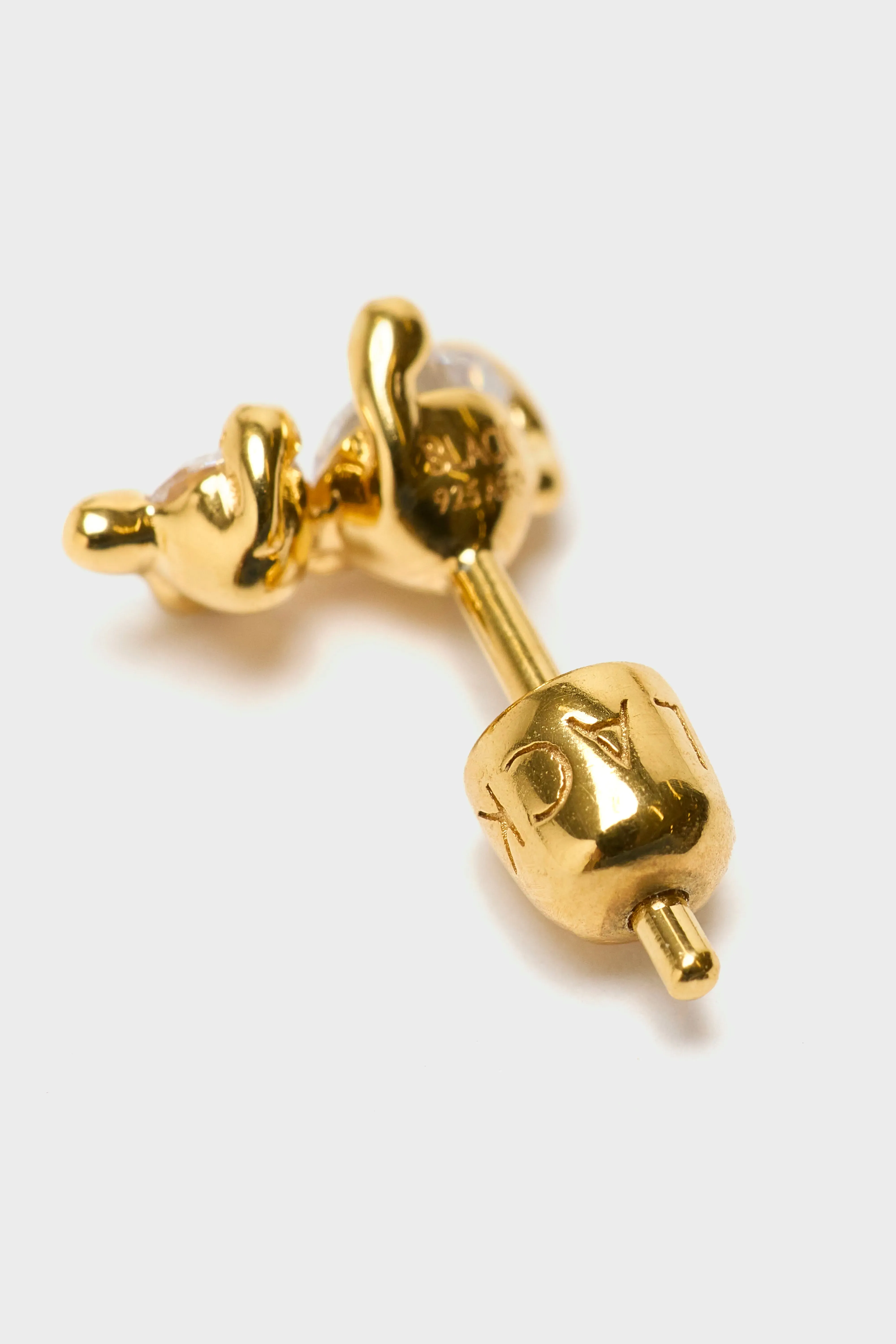 Artic Small Stud Earring (251 / W / GOLD) sold by Bellrose product image thumbnail 4