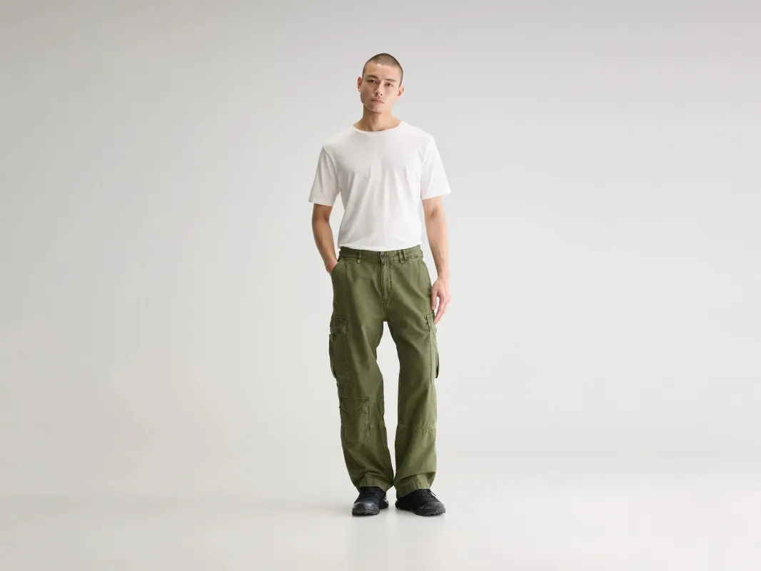 Kubi relaxed trousers (251 / M / DUSTY OLIVE) sold by Bellrose