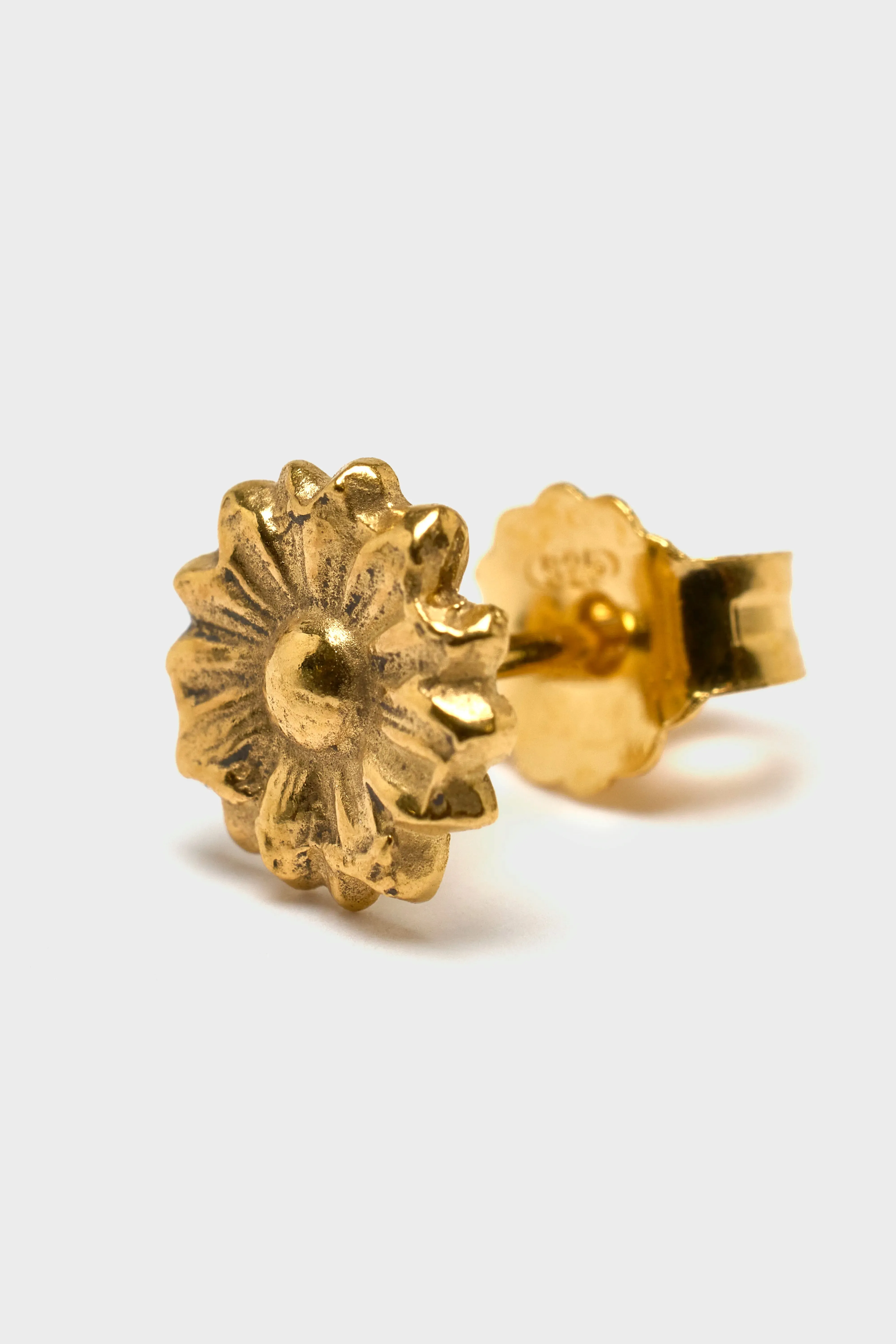 Flower Stud Earrings (251 / W / GOLD) sold by Bellrose product image thumbnail 3