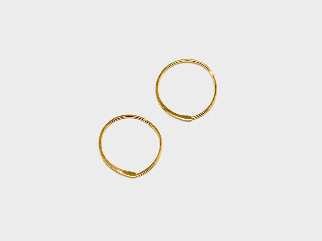Gold Hoop Earrings  (251 / W / GOLD) sold by Bellrose