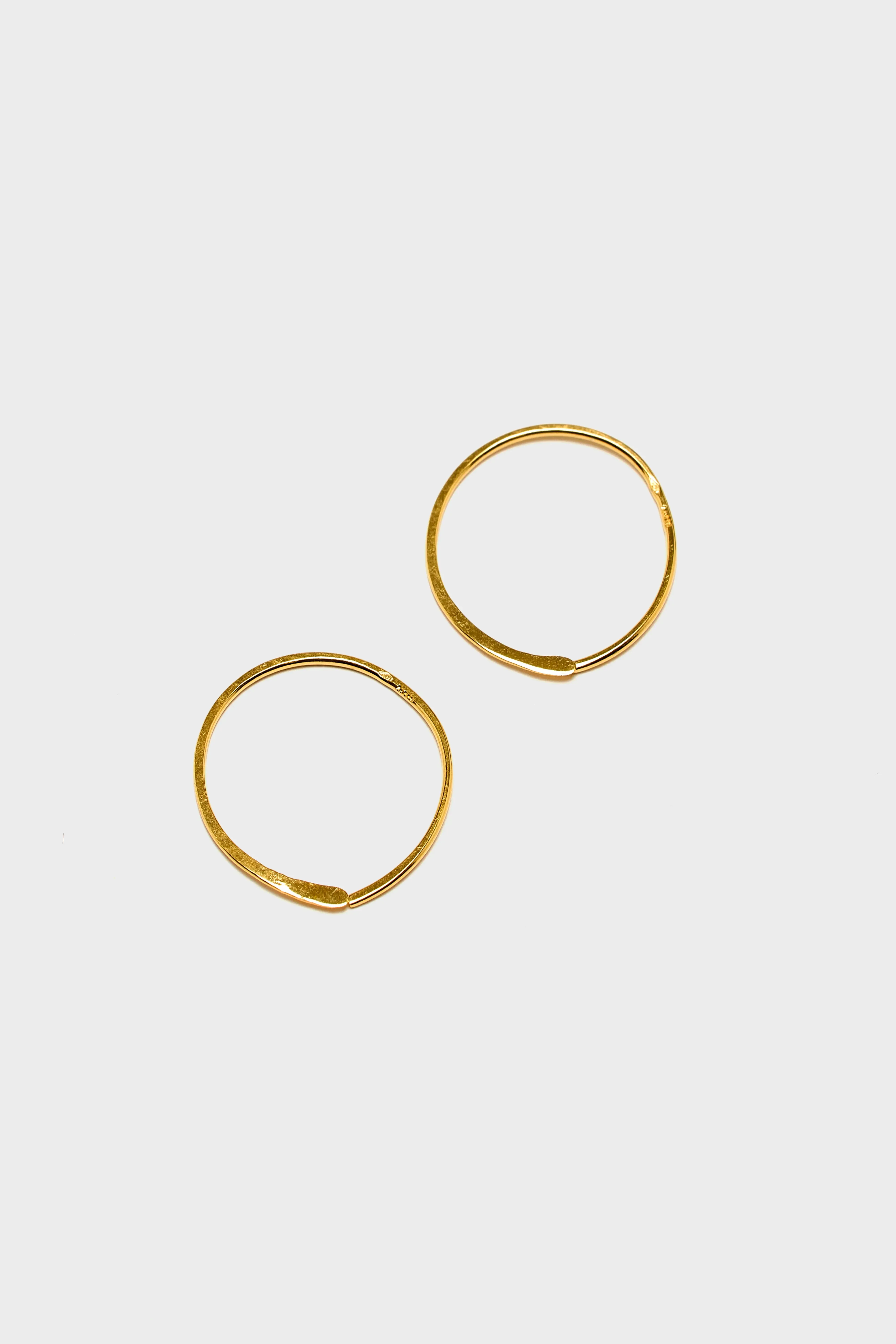 Gold Hoop Earrings (251 / W / GOLD) sold by Bellrose product image thumbnail 2