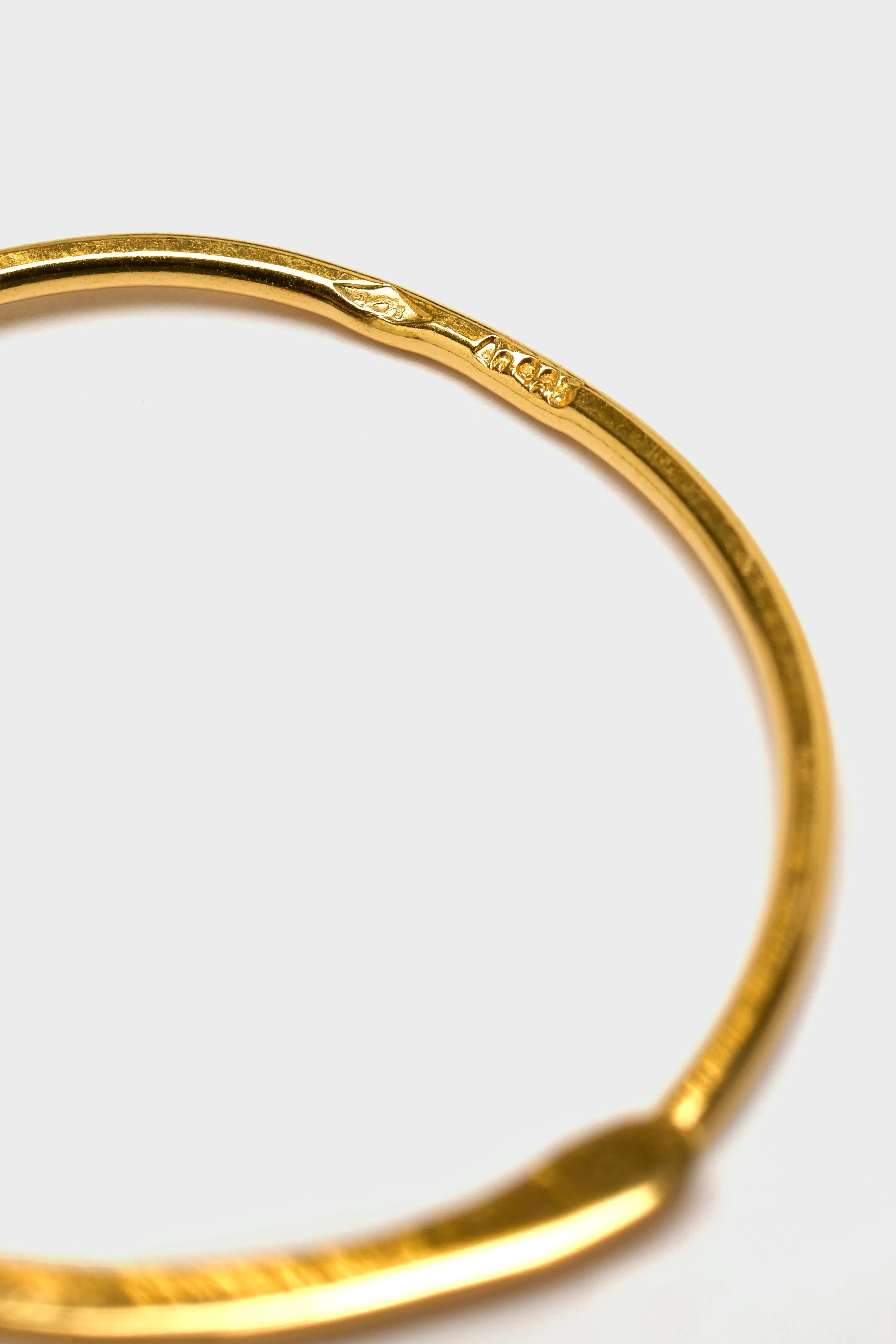 Gold Hoop Earrings (251 / W / GOLD) sold by Bellrose product image thumbnail 3