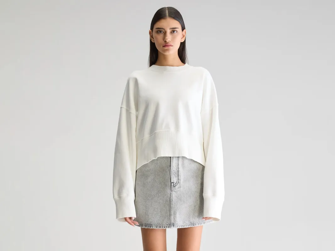 Slenni crewneck sweatshirt (251 / W / VINTAGE WHITE) sold by Bellrose