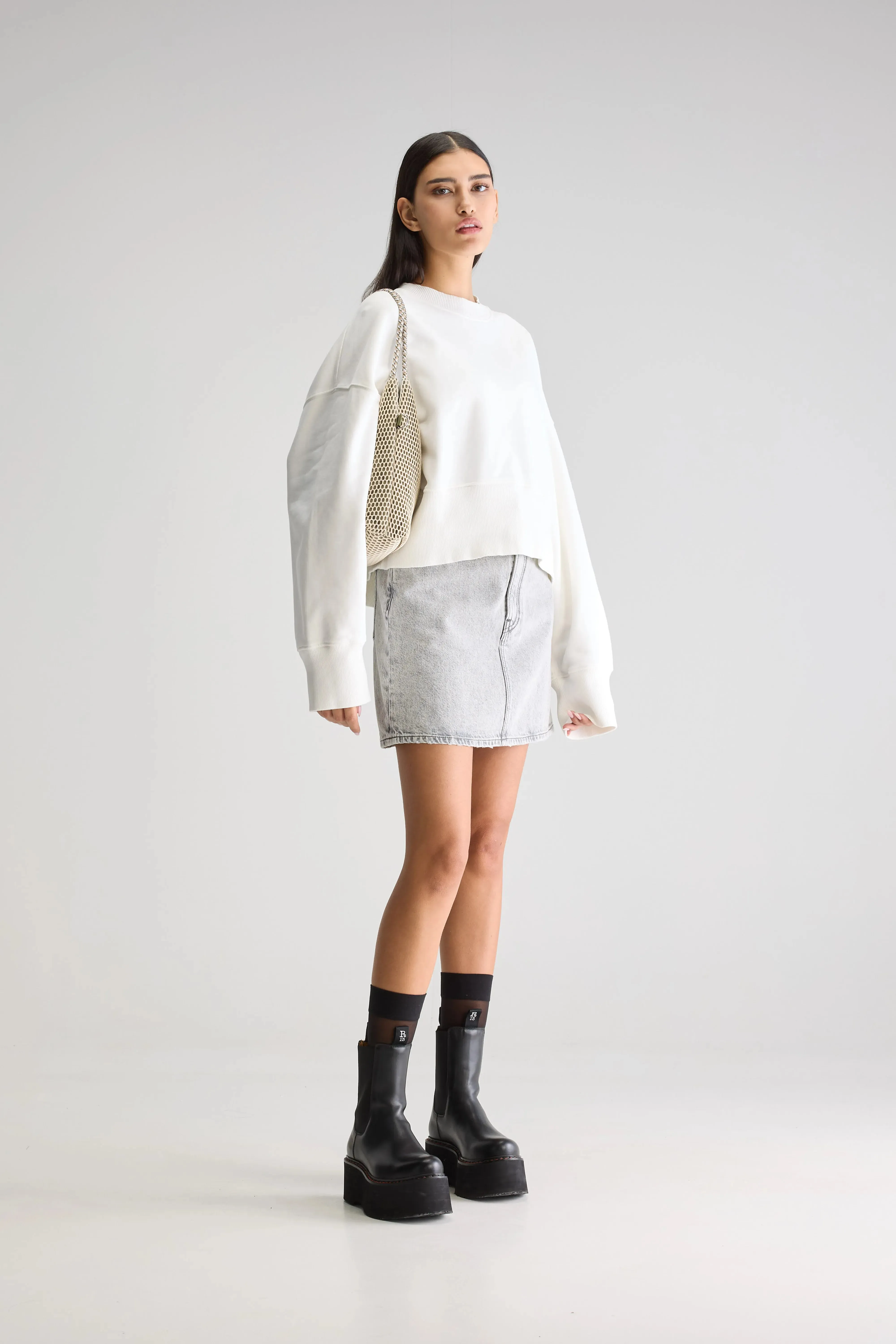 Slenni crewneck sweatshirt (251 / W / VINTAGE WHITE) sold by Bellrose product image thumbnail 3