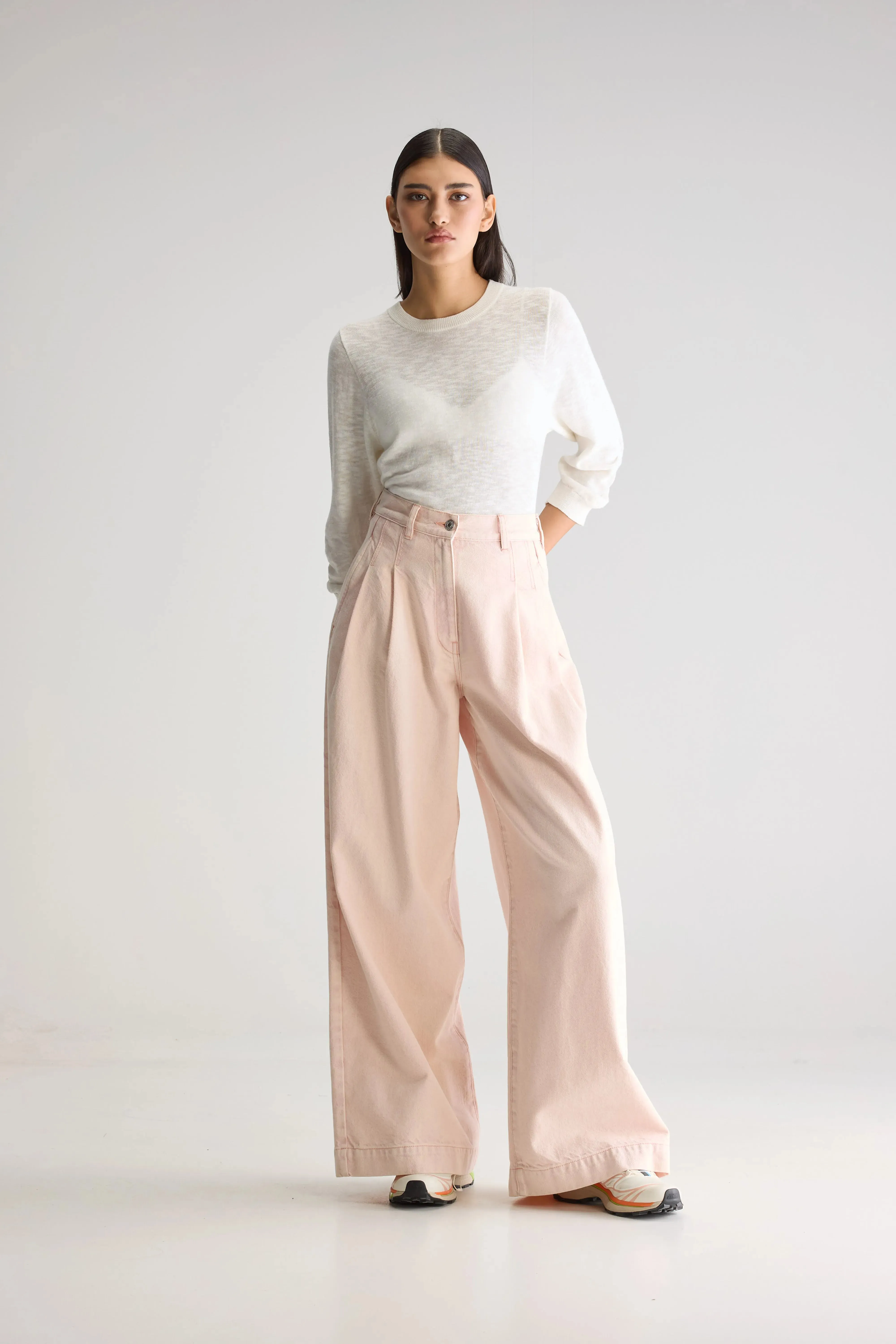 Denim N. 74 super-wide jeans (251 / W / LIGHT ROSE) sold by Bellrose product image thumbnail 2