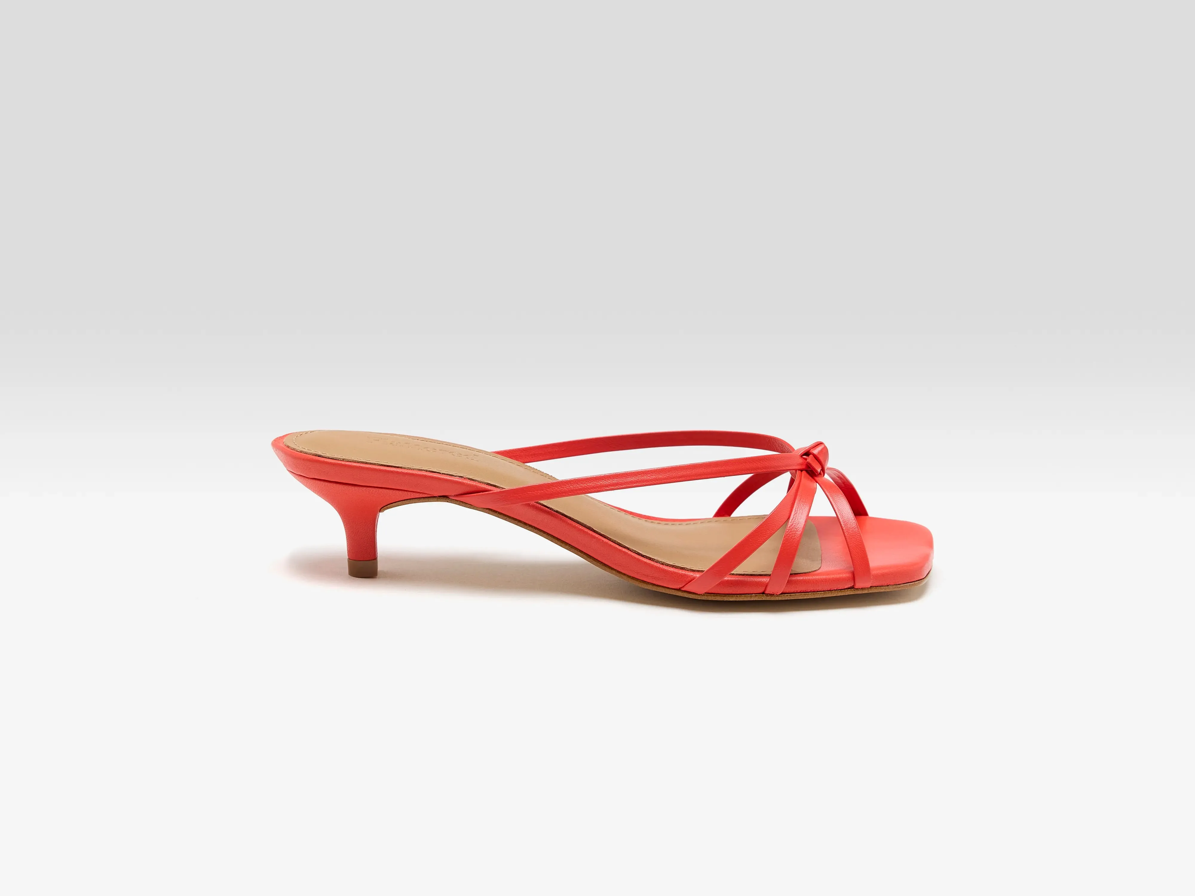 Eunisa Kitten Heel Sandals (251 / W / RED) sold by Bellrose