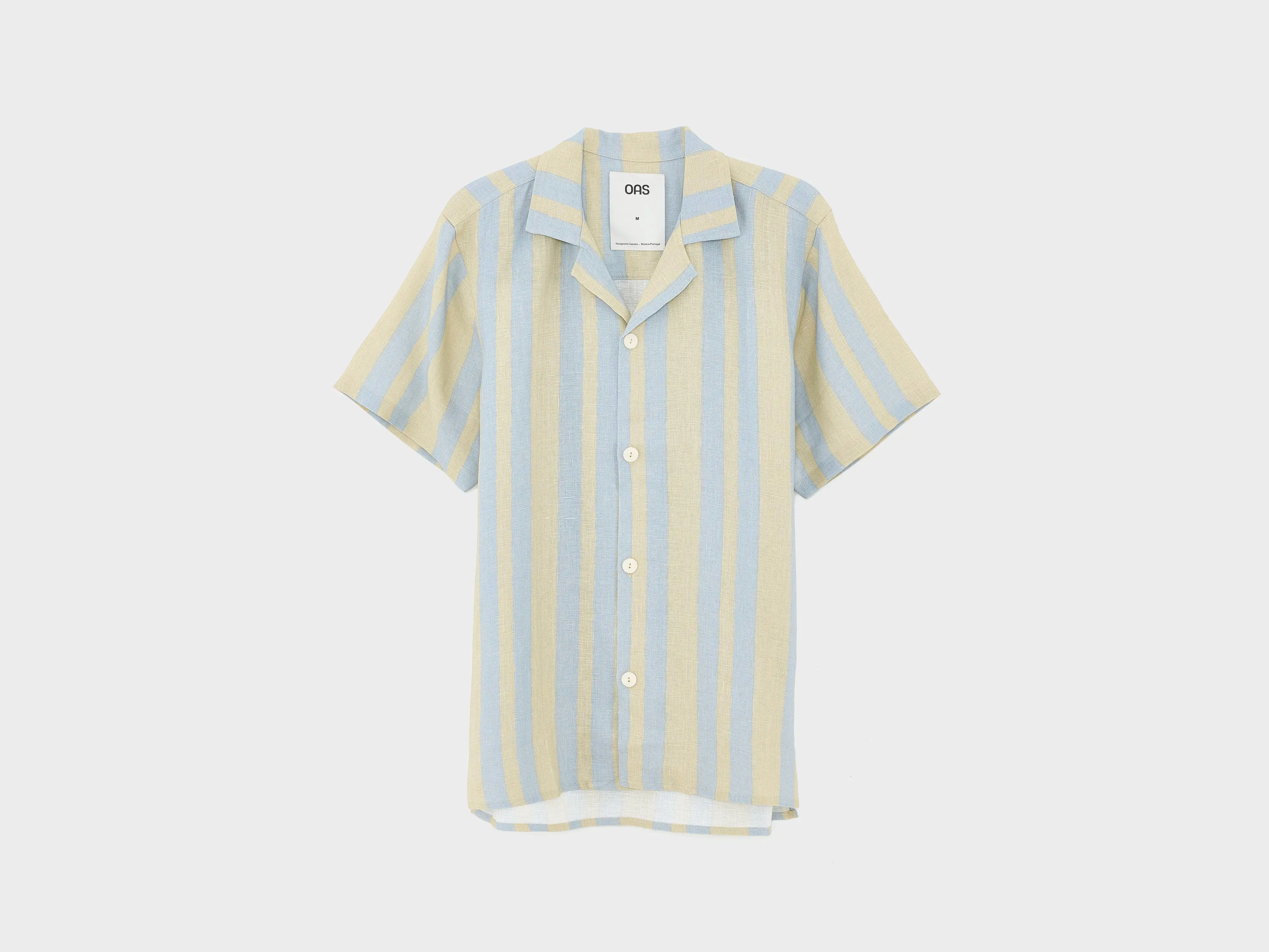 Mist Strata Cuba Linen Shirt (251 / M / KAKI) sold by Bellrose