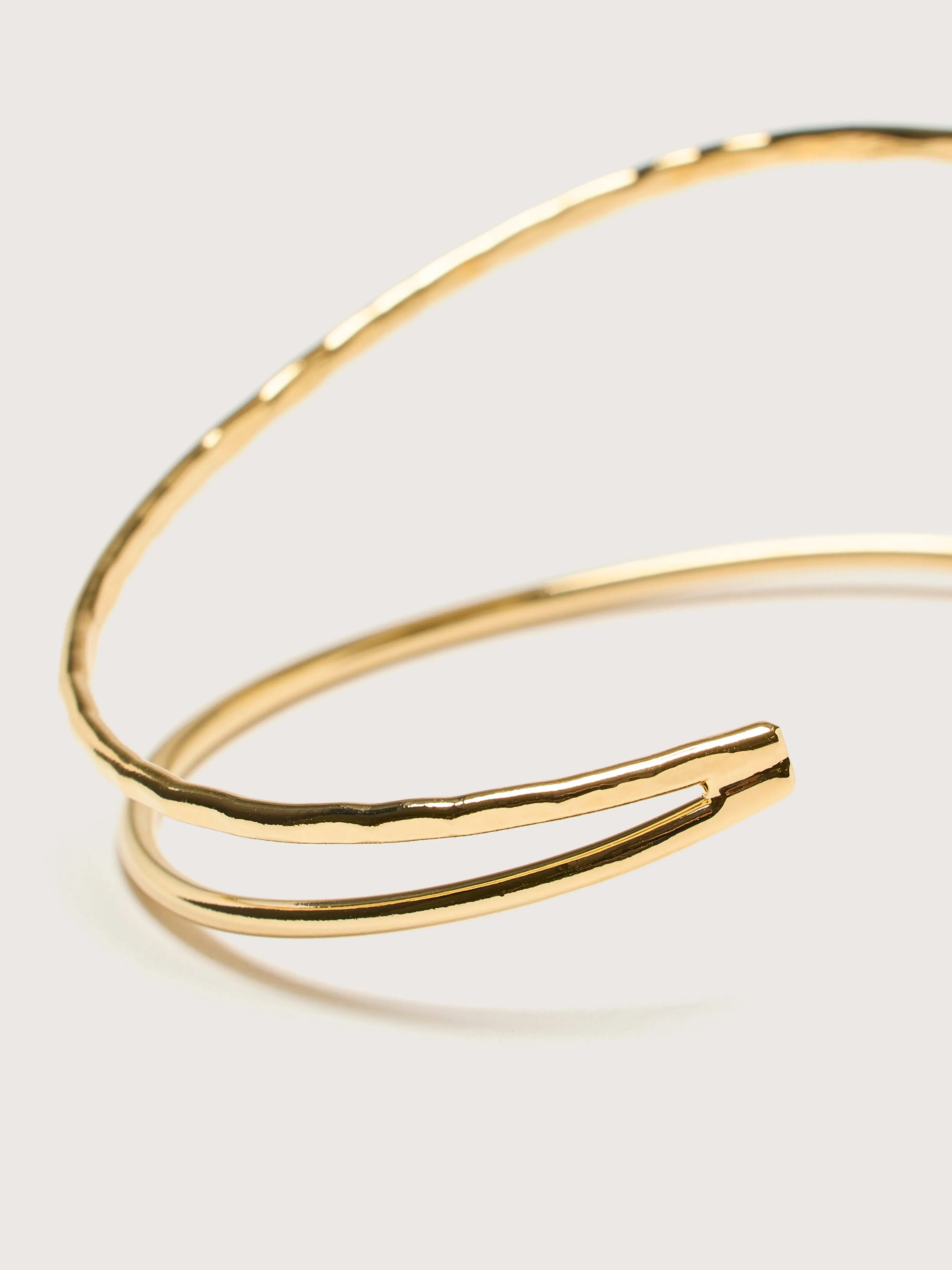 Eve Asymmetrical Bangle Bracelet (242 / W / GOLD) sold by Bellrose product image thumbnail 5